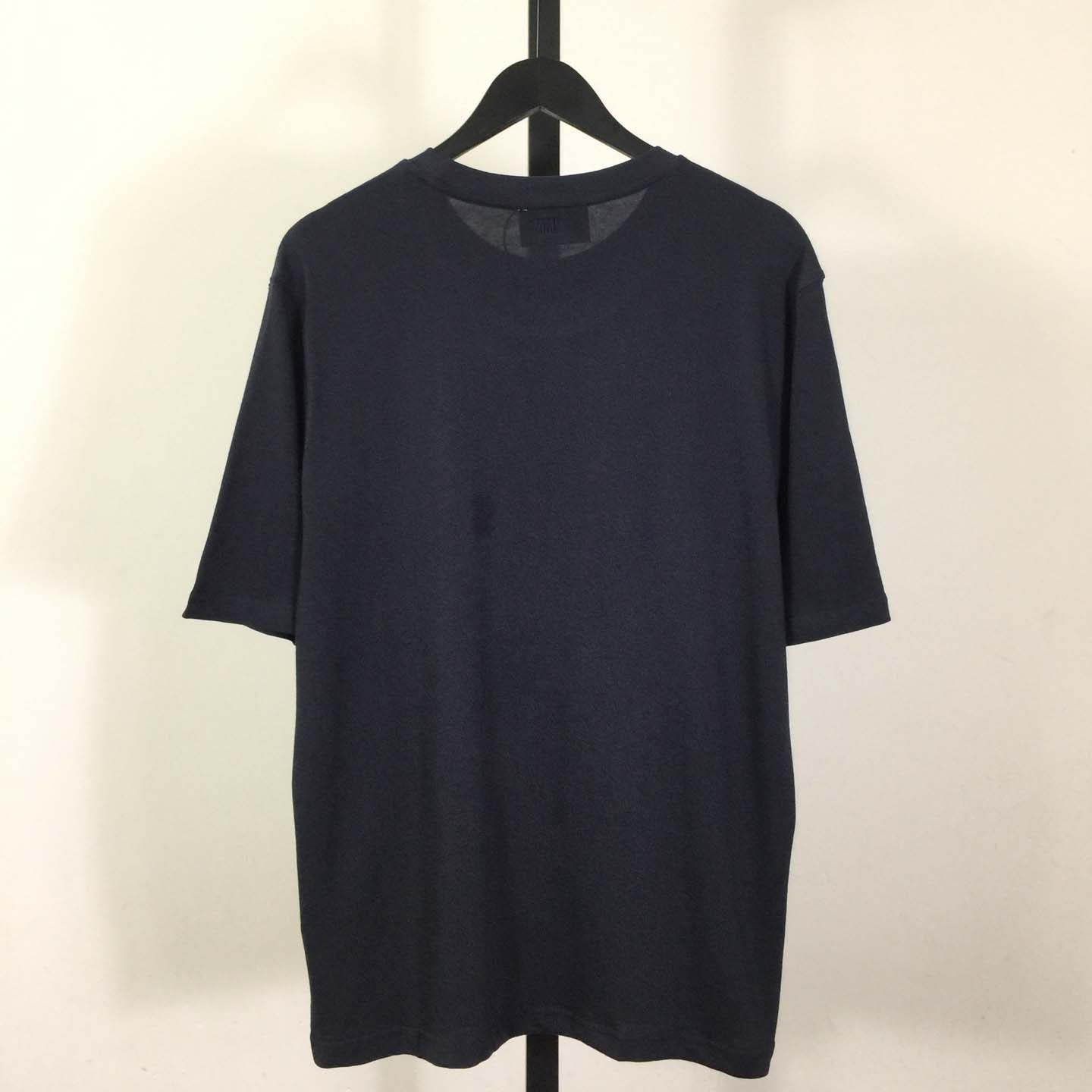 AMI Paris T-Shirt In Dark Blue - EUR FASHION
