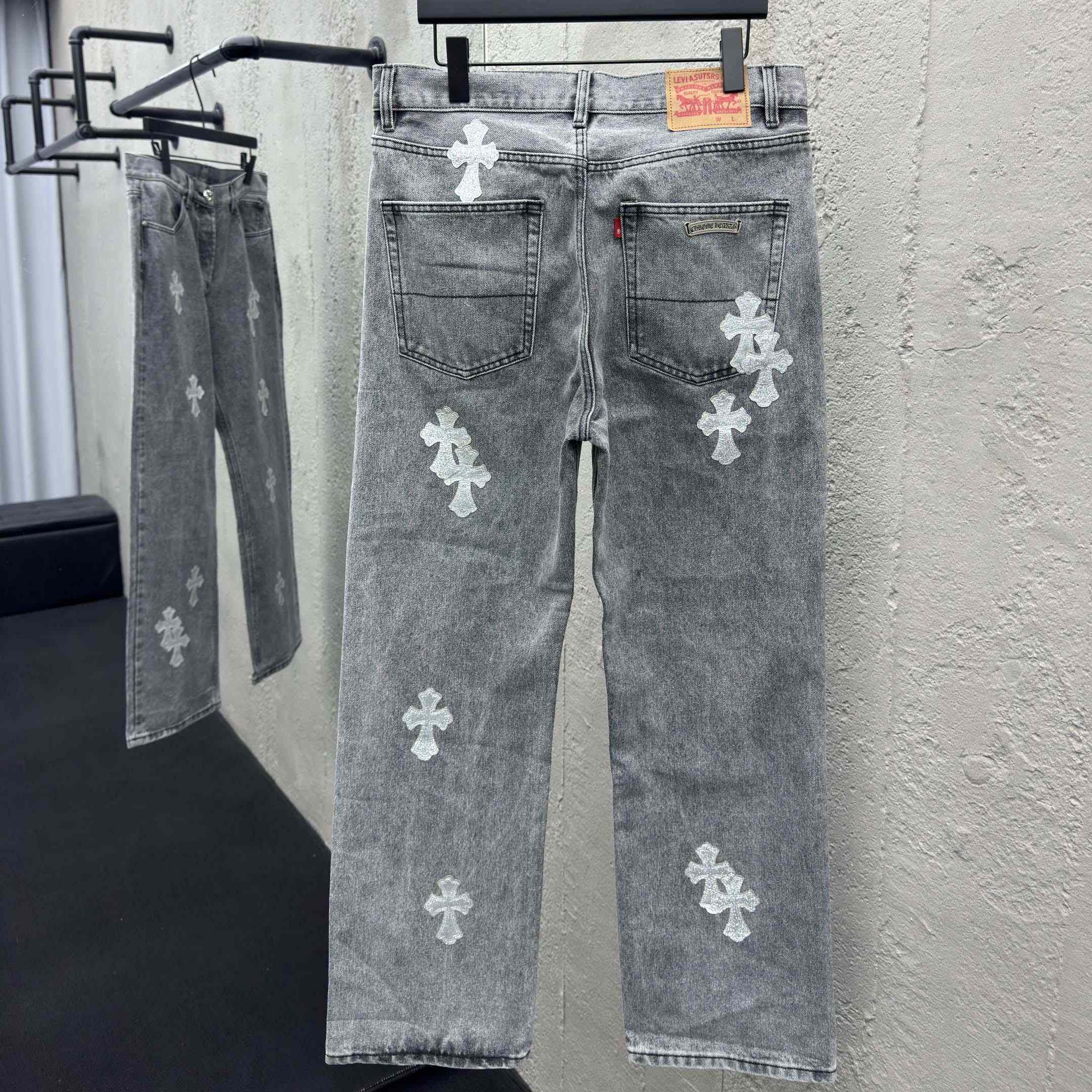 Chrome Hearts Jeans - EUR FASHION