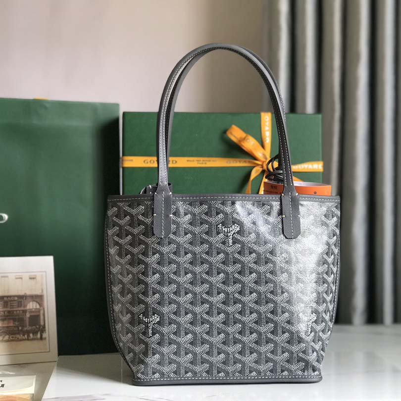 Goyard Goyardine Reversible Mini Anjou Grey （20*20*10cm） - EUR FASHION