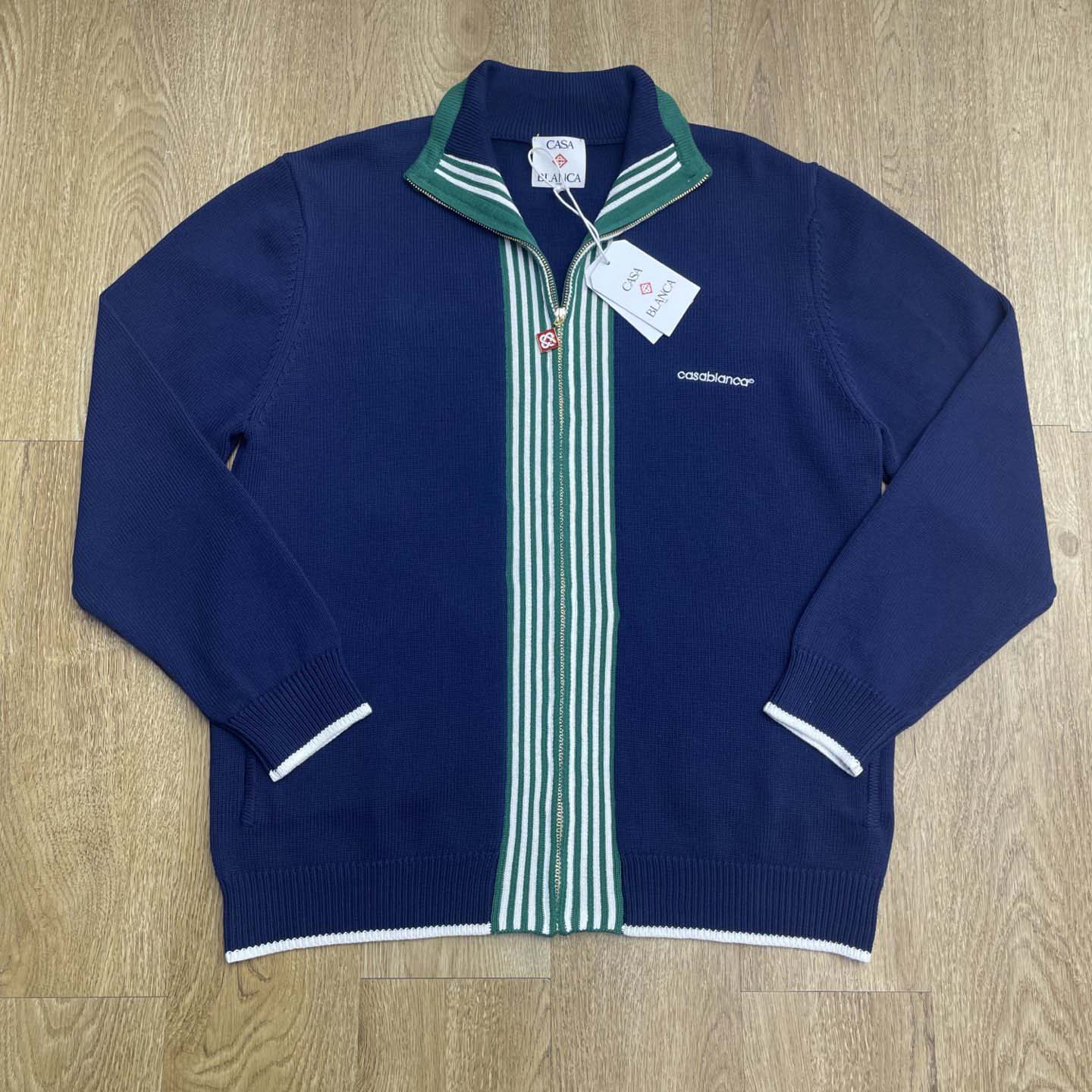 Casablanca Knit Tennis Track Jacket   D0095 - EUR FASHION
