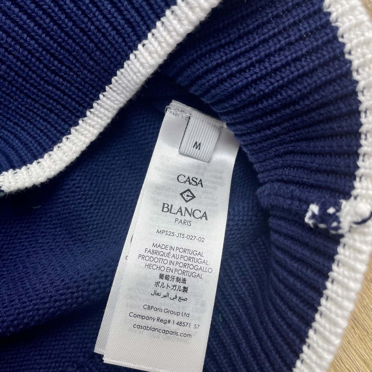 Casablanca Knit Tennis Track Jacket   D0095 - EUR FASHION