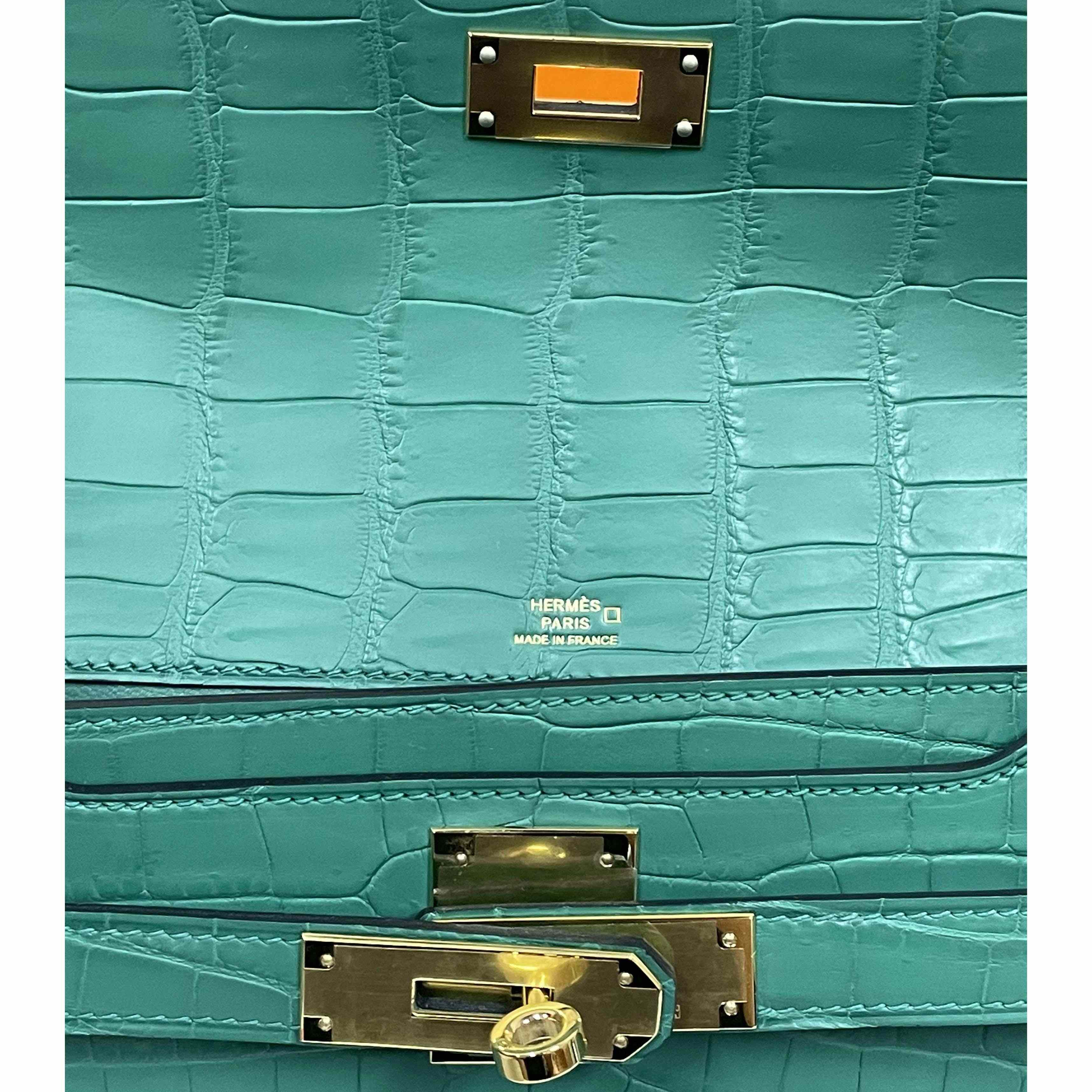 Hermes Kelly Depeche Malachite 25cm - EUR FASHION