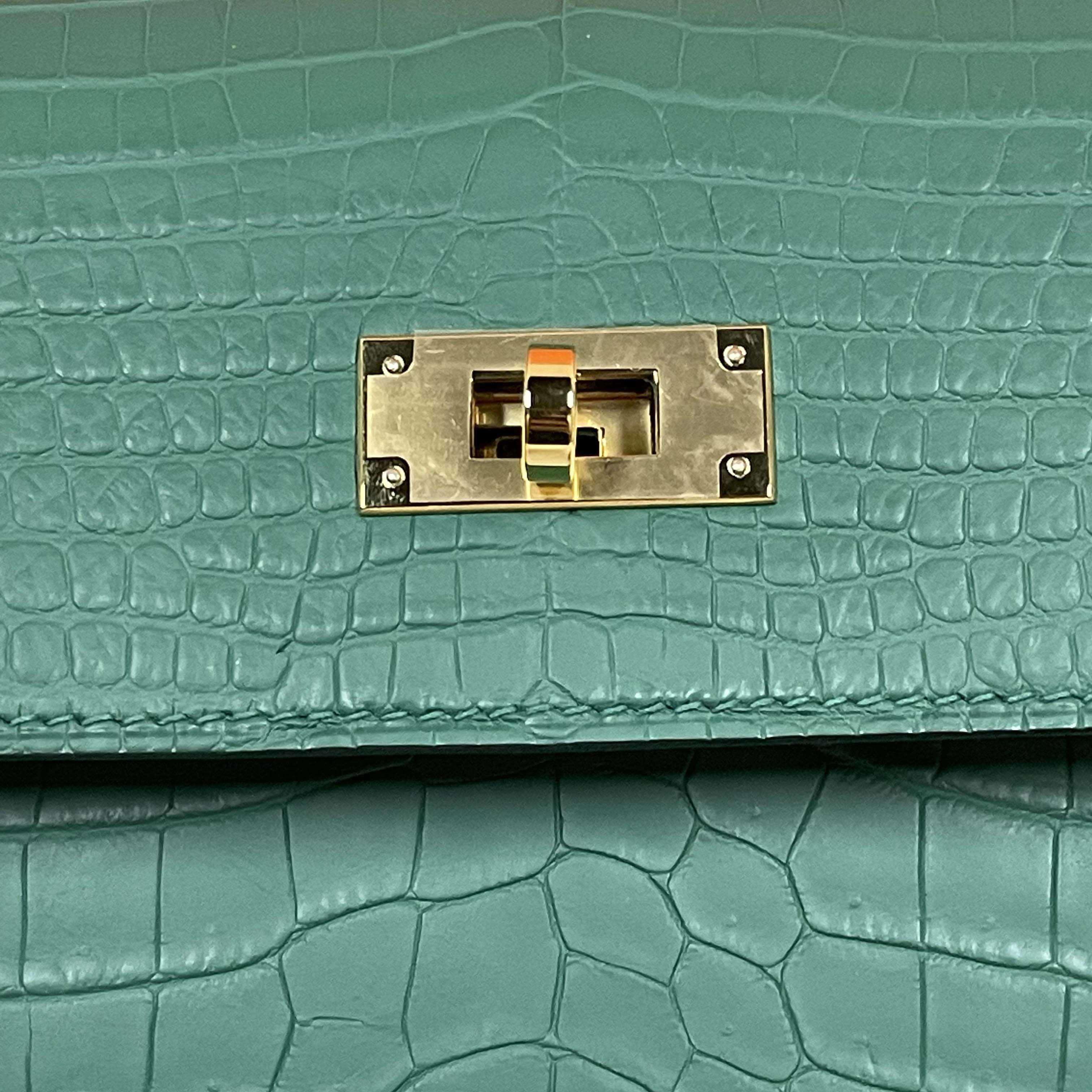 Hermes Kelly Depeche Malachite 25cm - EUR FASHION
