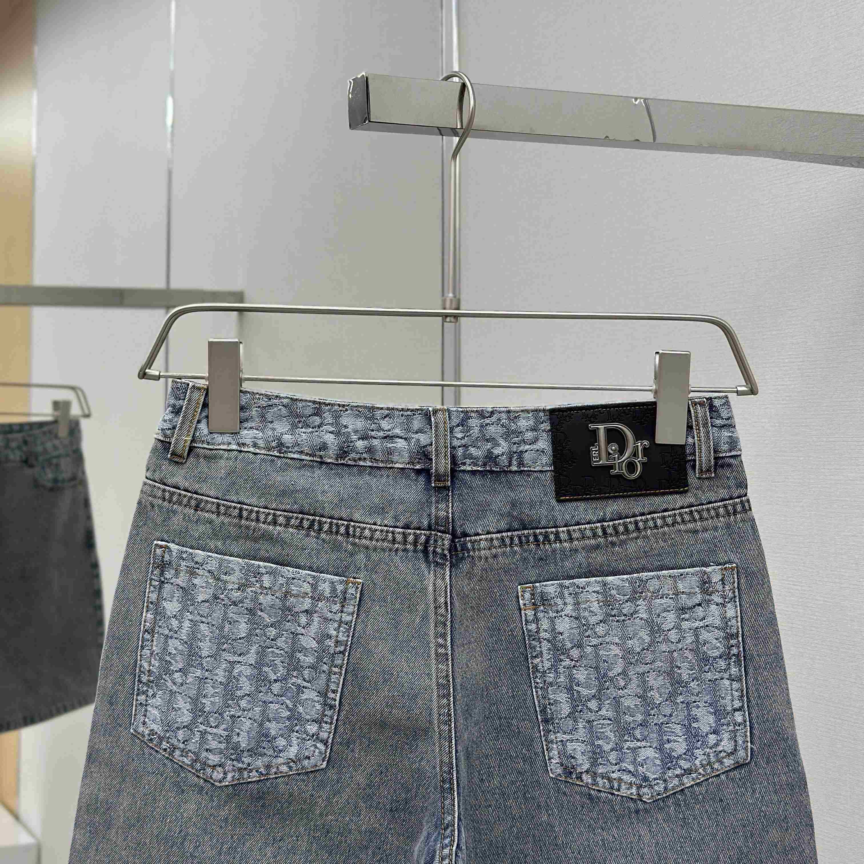 Dior Oblique Denim Shorts - EUR FASHION