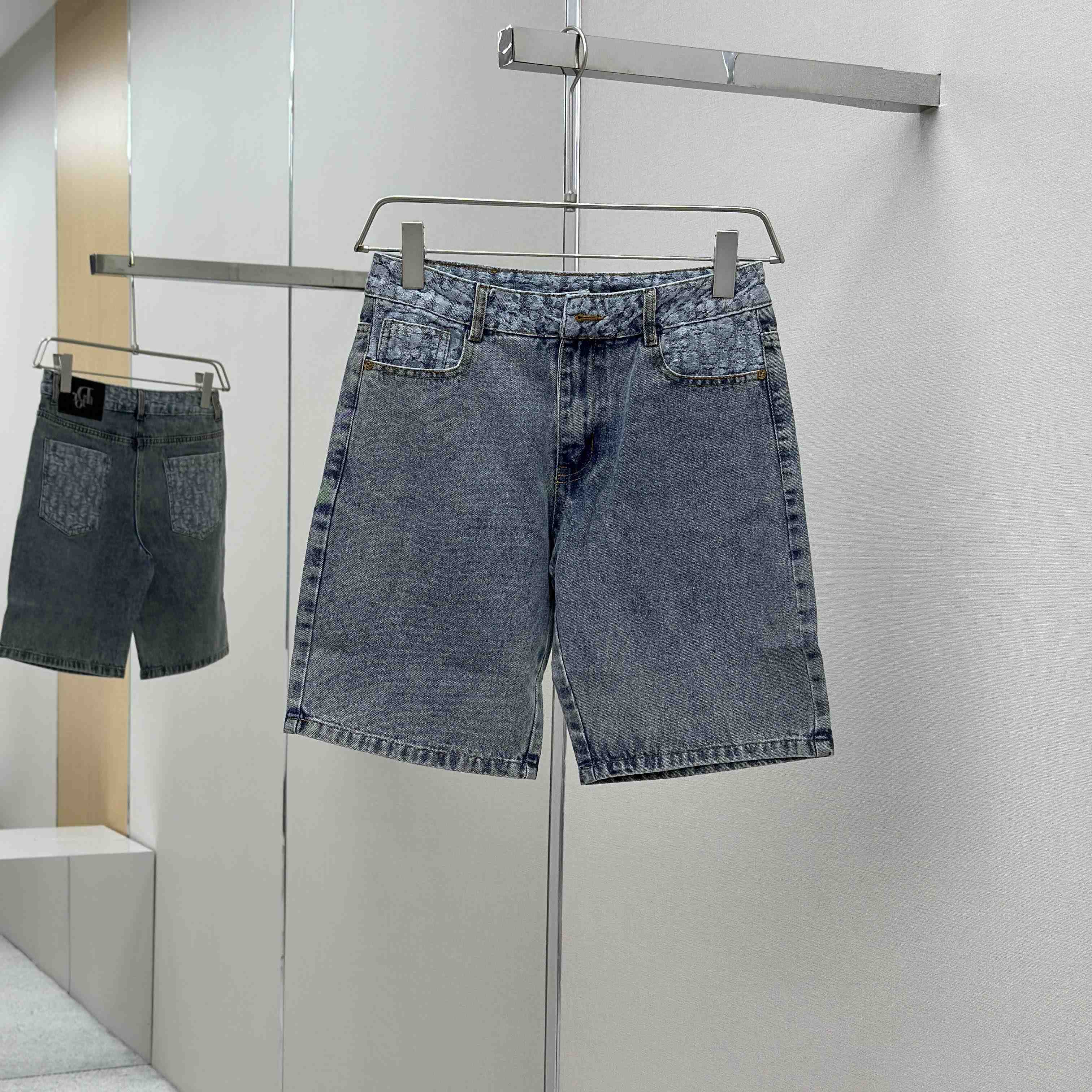 Dior Oblique Denim Shorts - EUR FASHION