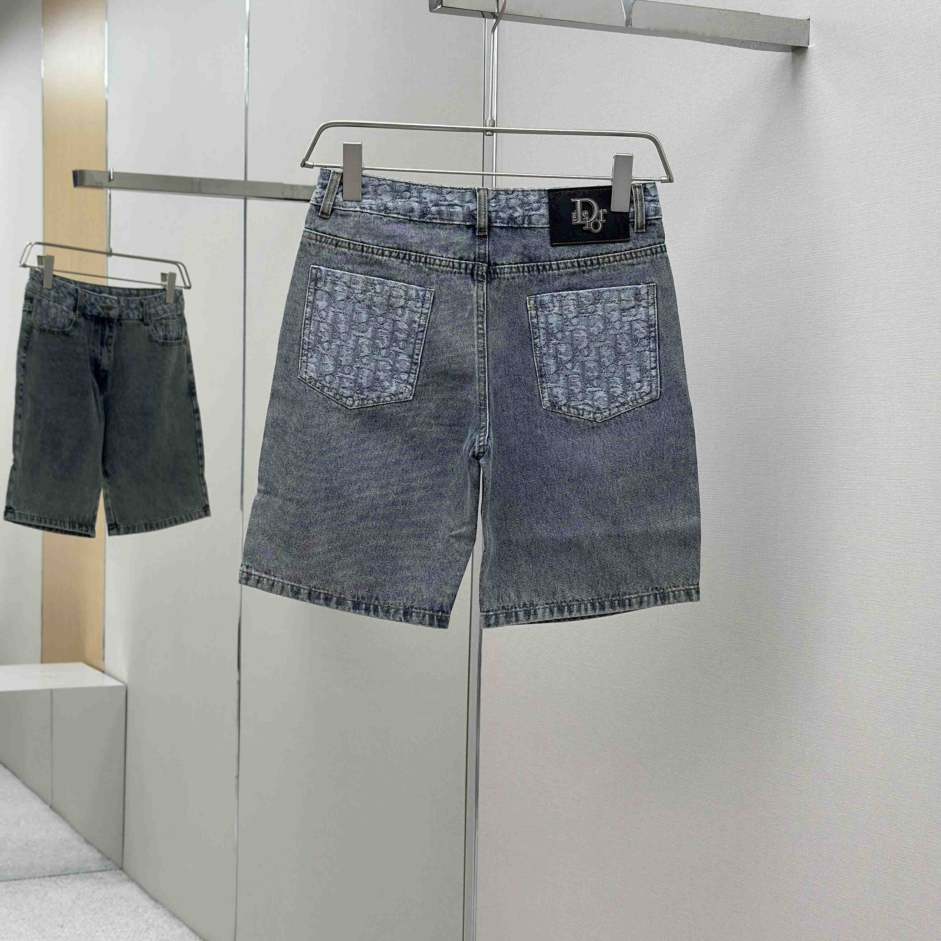 Dior Oblique Denim Shorts - EUR FASHION