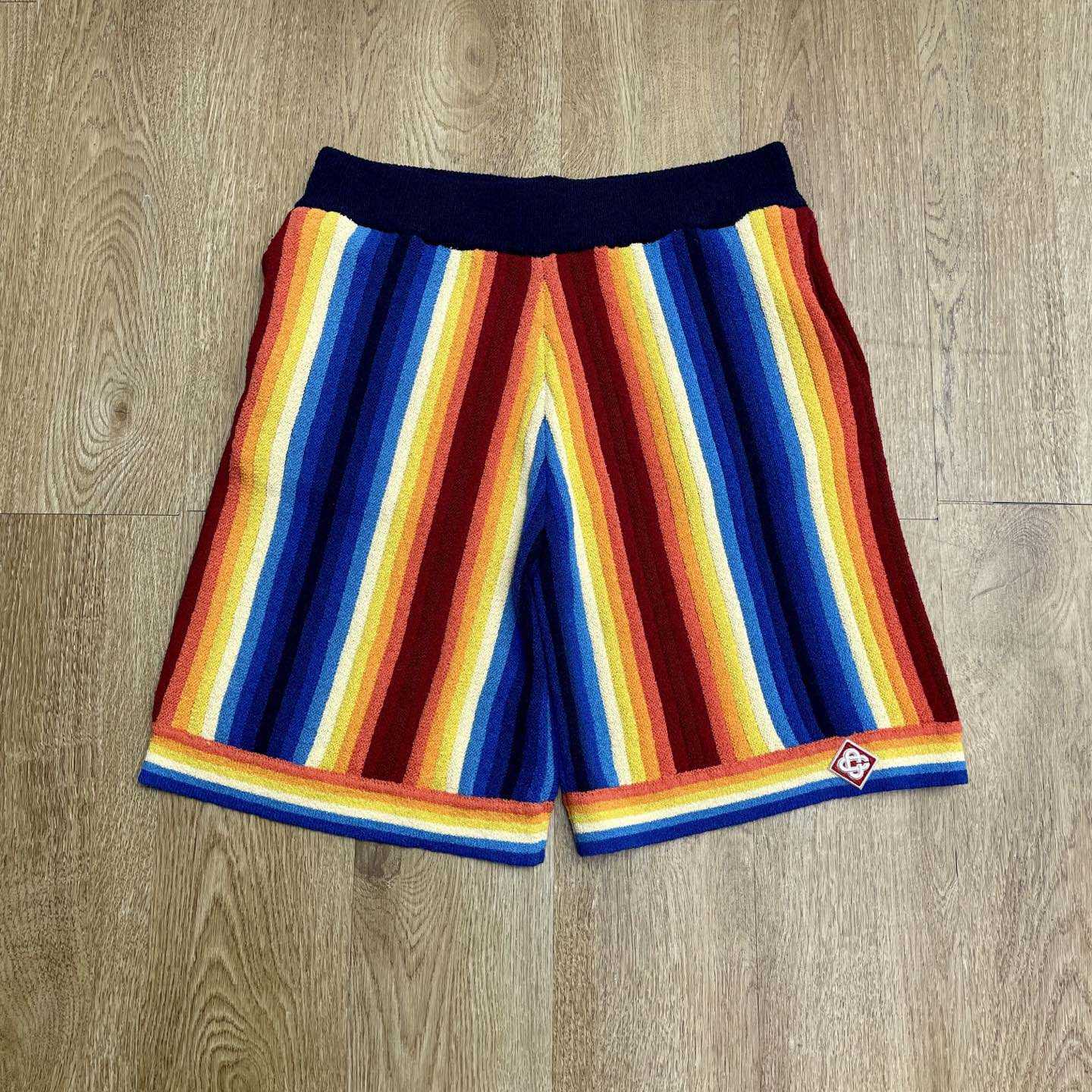 Casablanca Gradient Stripe Towelling Shorts Z6006 - EUR FASHION