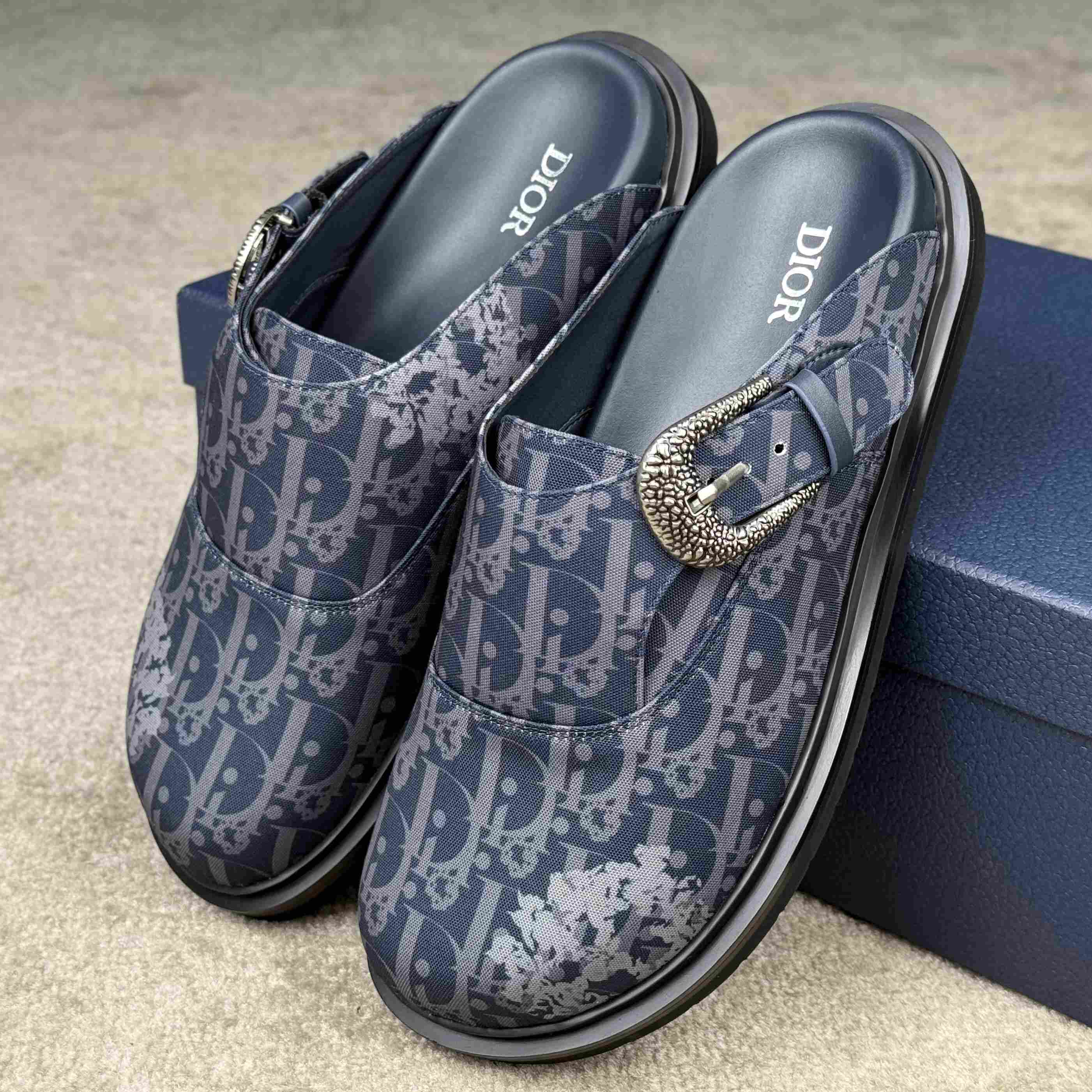 Denim Tears x Dior Aqua Mules - EUR FASHION