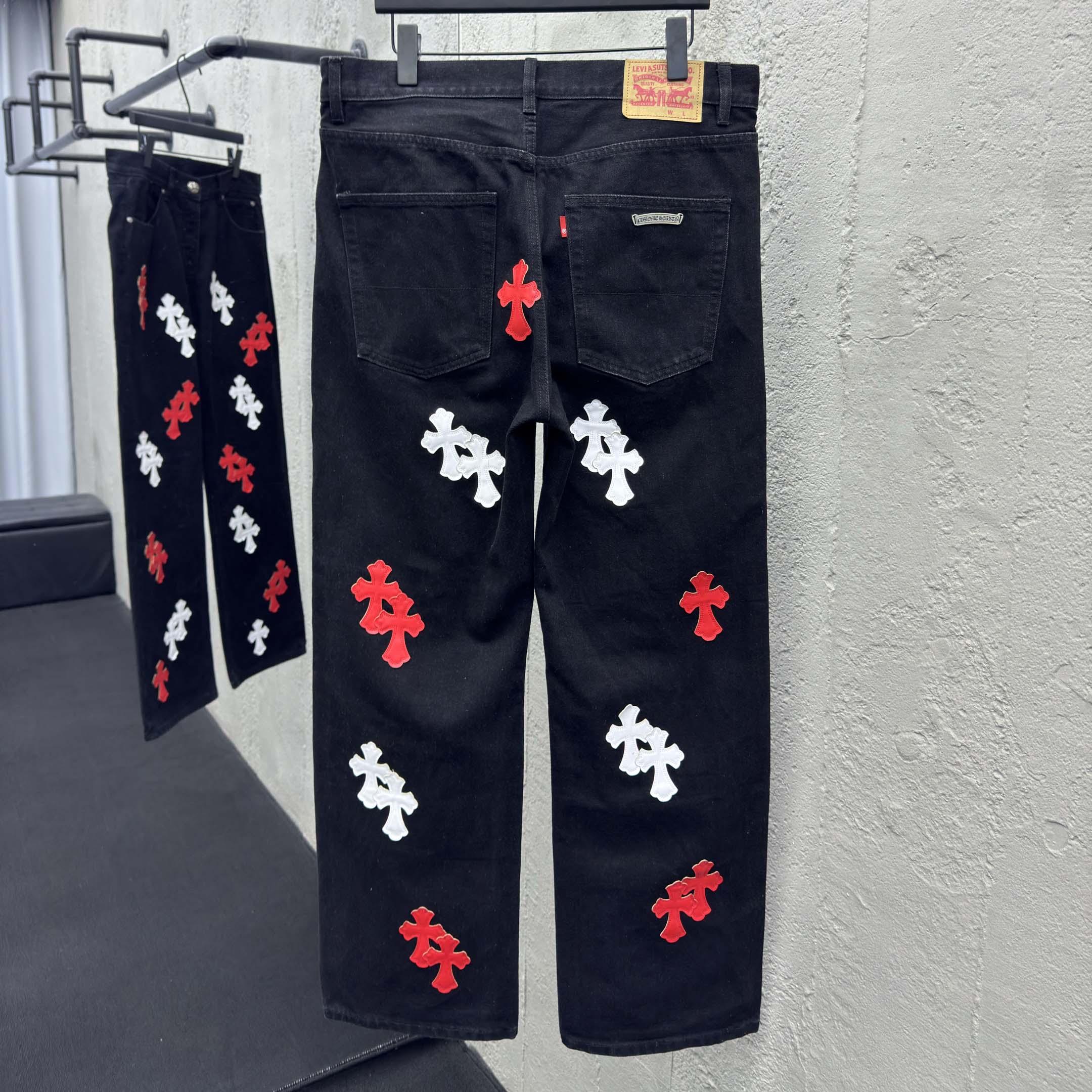 Chrome Hearts Jeans - EUR FASHION