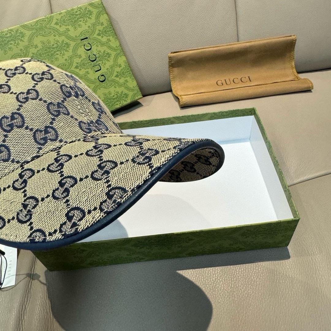 Gucci Original GG Canvas Baseball Hat With Web - EUR FASHION