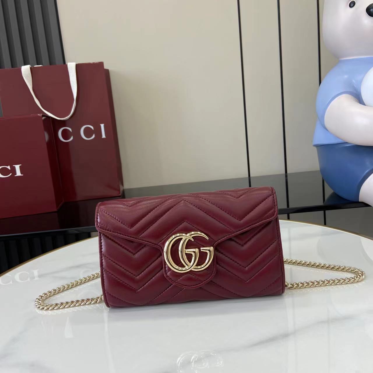 Gucci GG Marmont Wallet On Chain - EUR FASHION