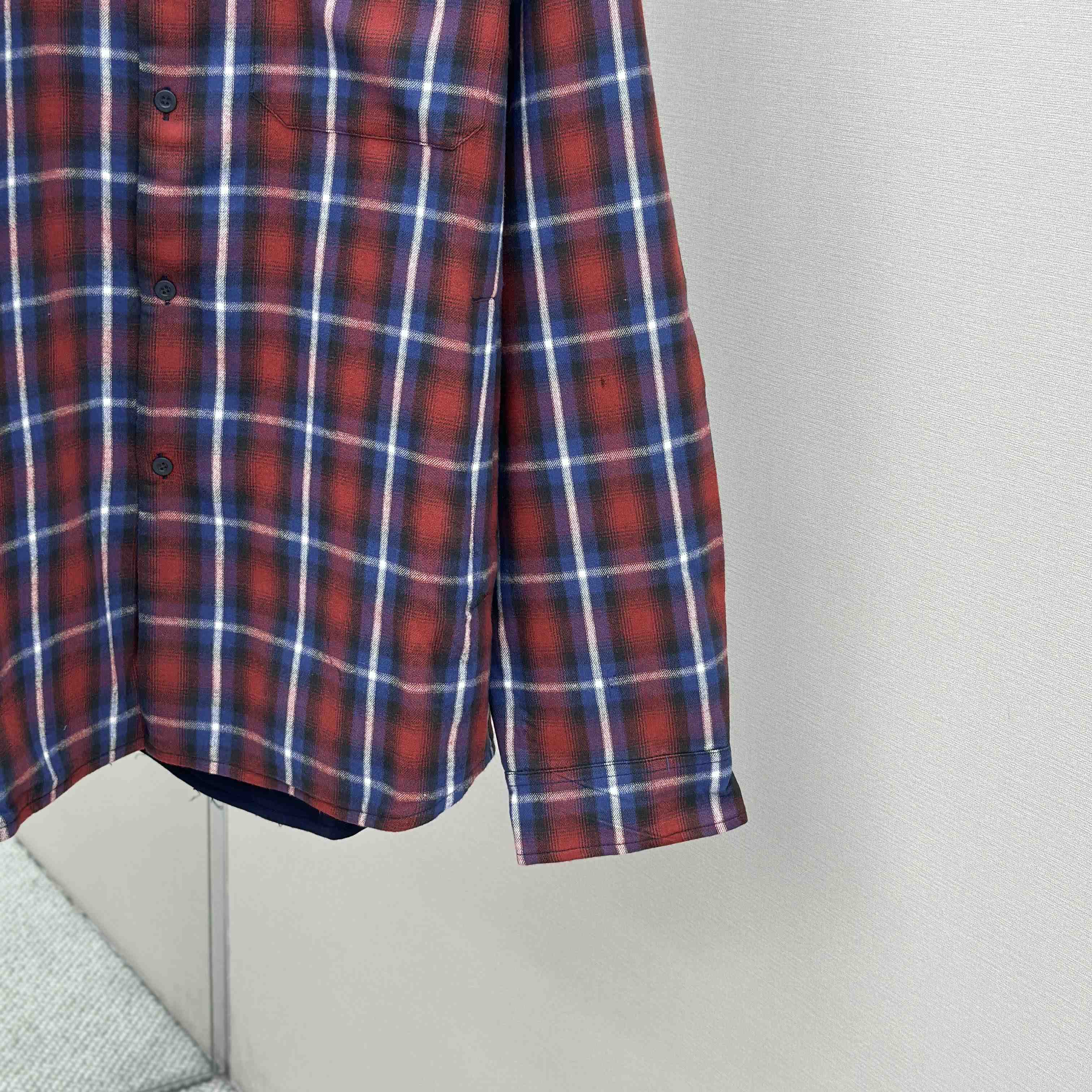 Balenciaga Check-print Lined Shirt - EUR FASHION