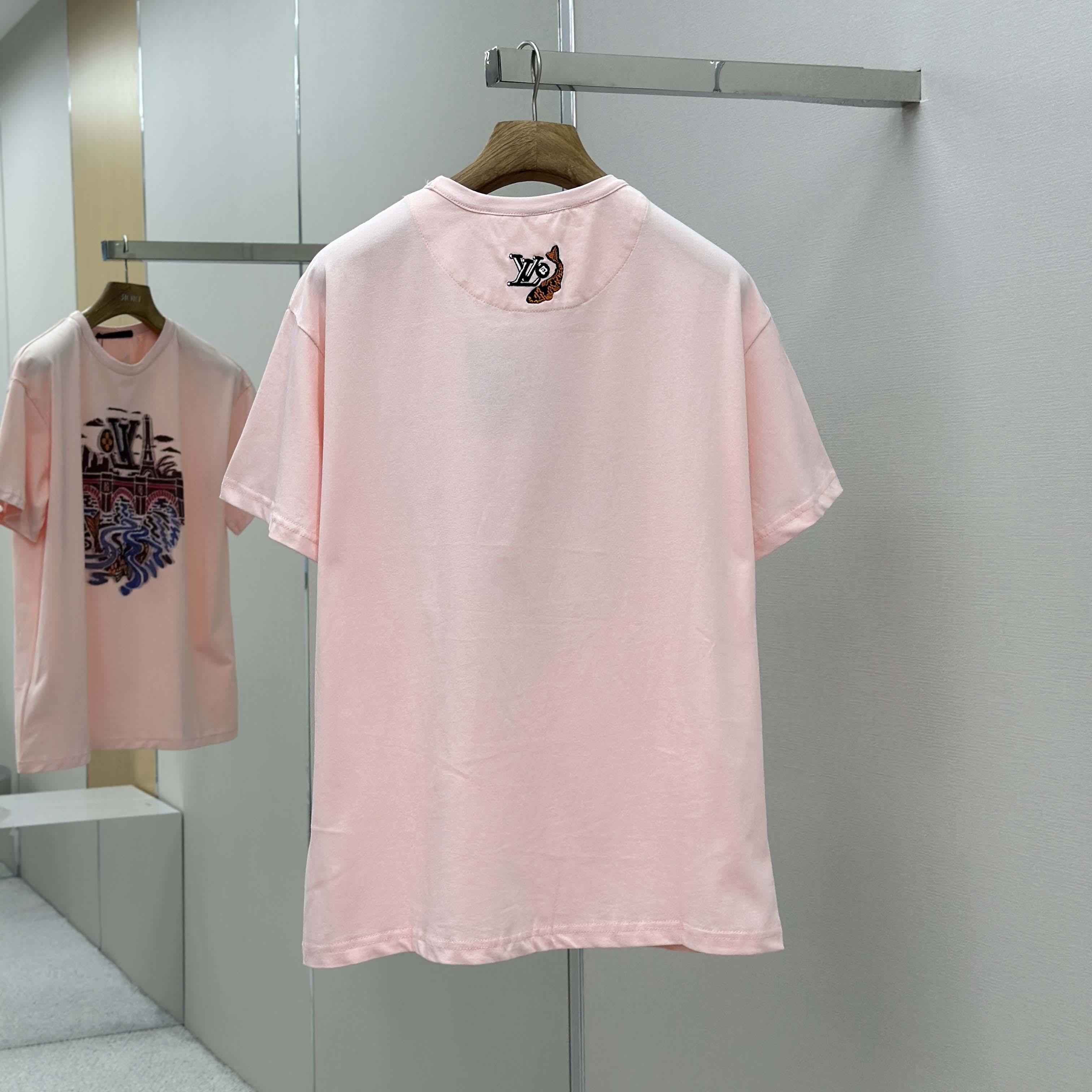 Louis Vuitton Graphic T-Shirt   1AIMMQ - EUR FASHION
