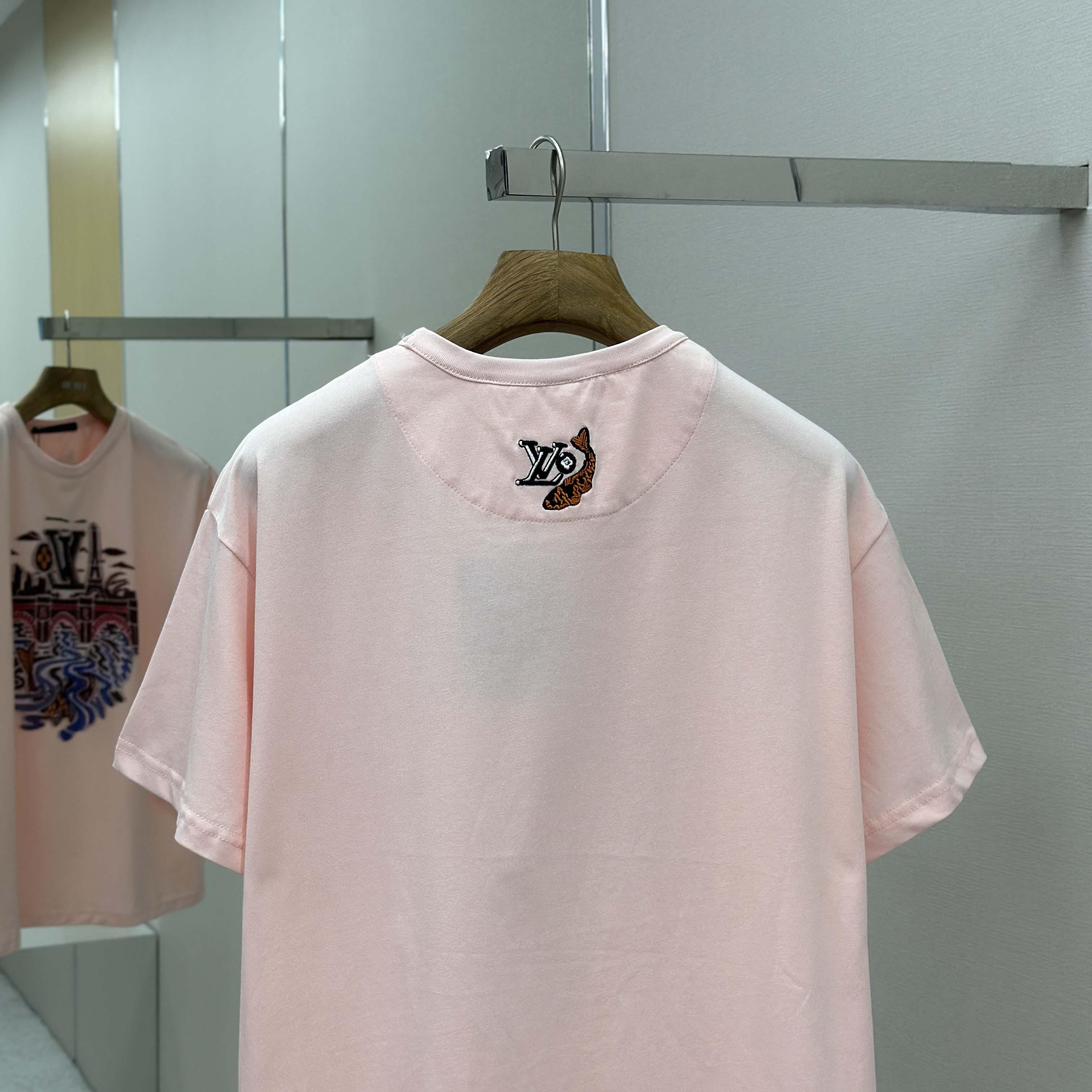 Louis Vuitton Graphic T-Shirt   1AIMMQ - EUR FASHION