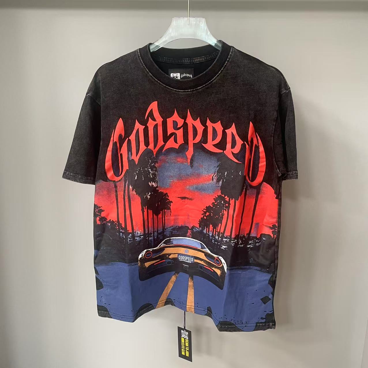 Godspeed Sunset BLVD Tee Grey - EUR FASHION
