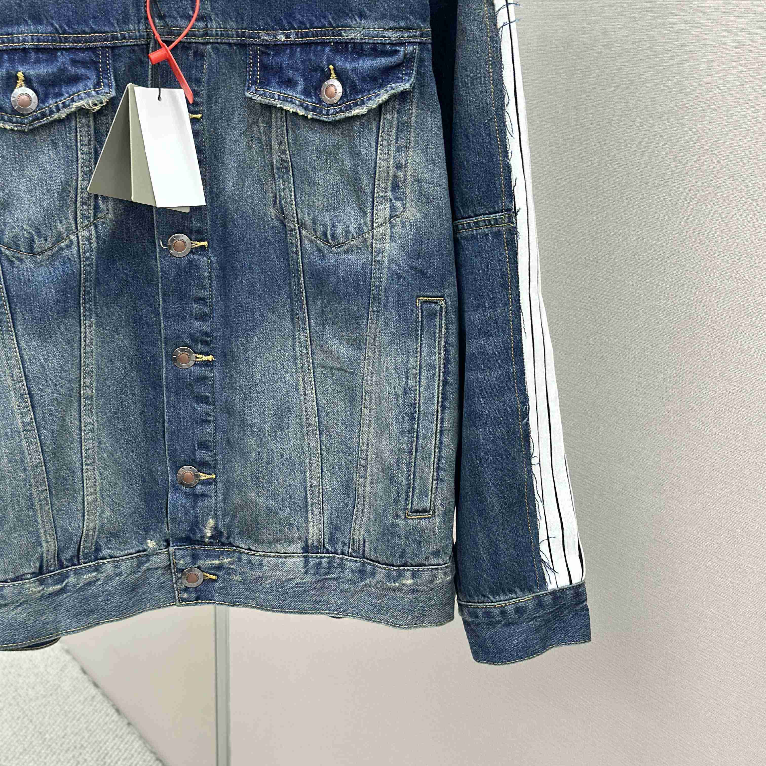 Balenciaga Cut-Up Tracksuit Jacket In Blue And Black Technical Fabric - EUR FASHION