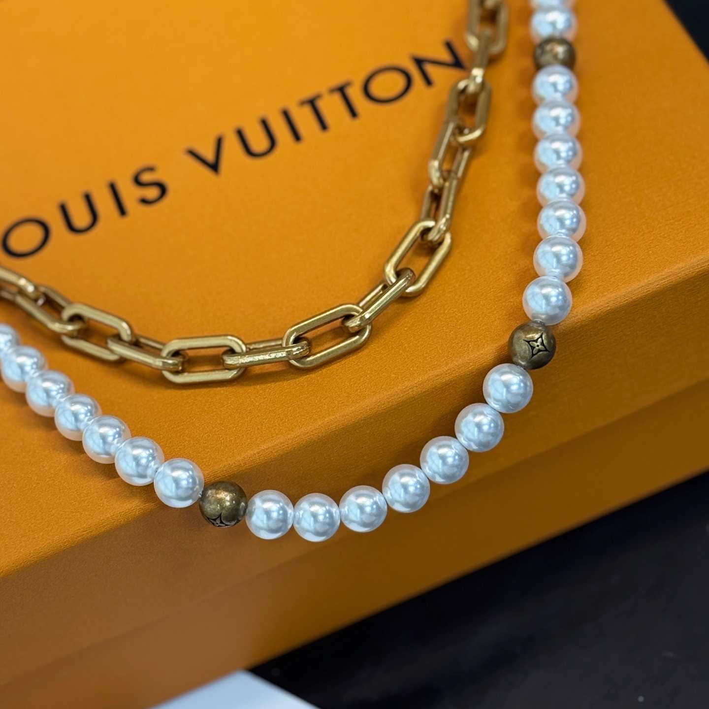 Louis Vuitton Pearls Mini Chain Belt   M03023 - EUR FASHION