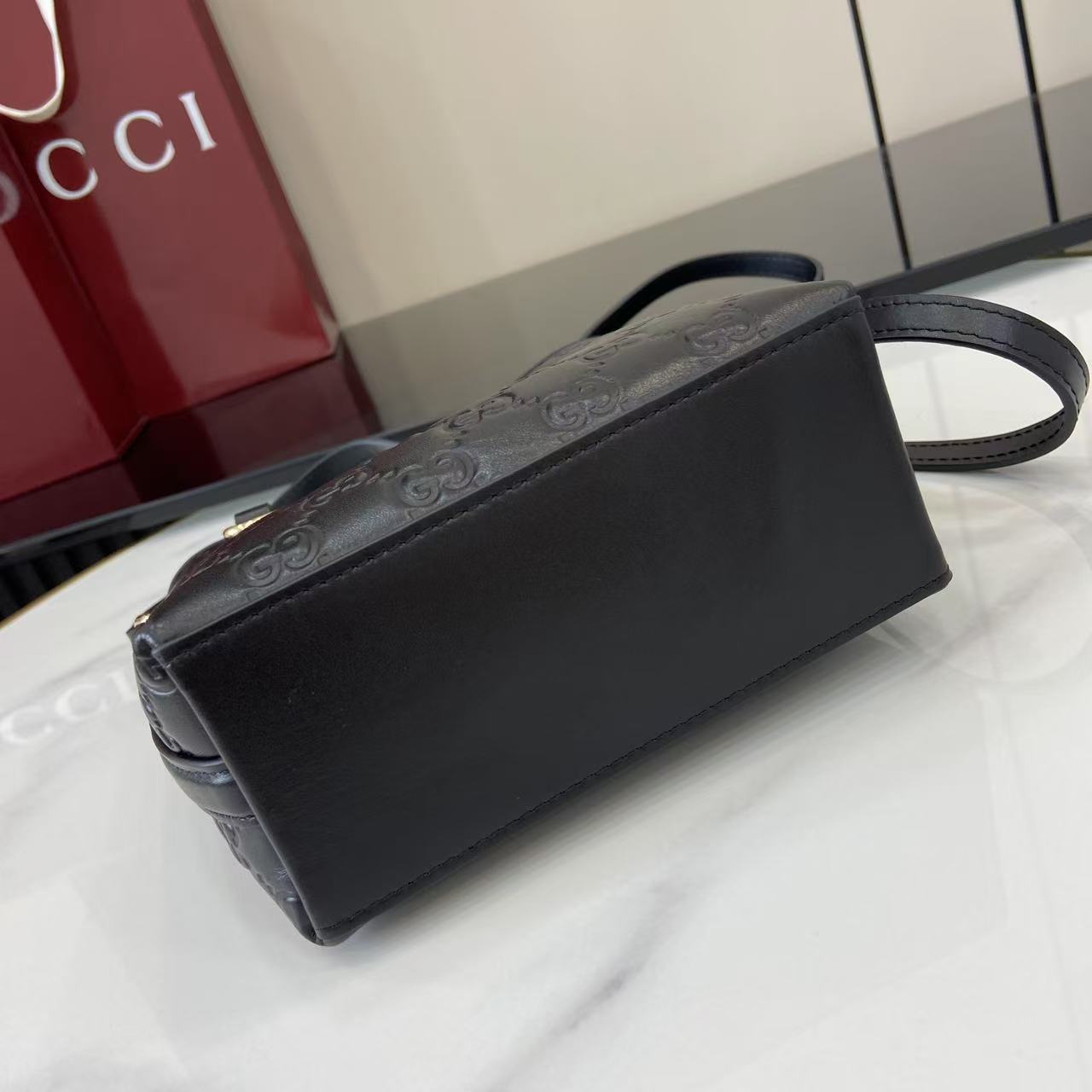 Gucci GG Emblem Nano Bucket Bag - EUR FASHION