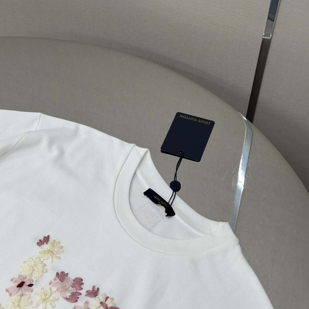 Louis Vuitton Embroidered T-Shirt   1AIMKH - EUR FASHION
