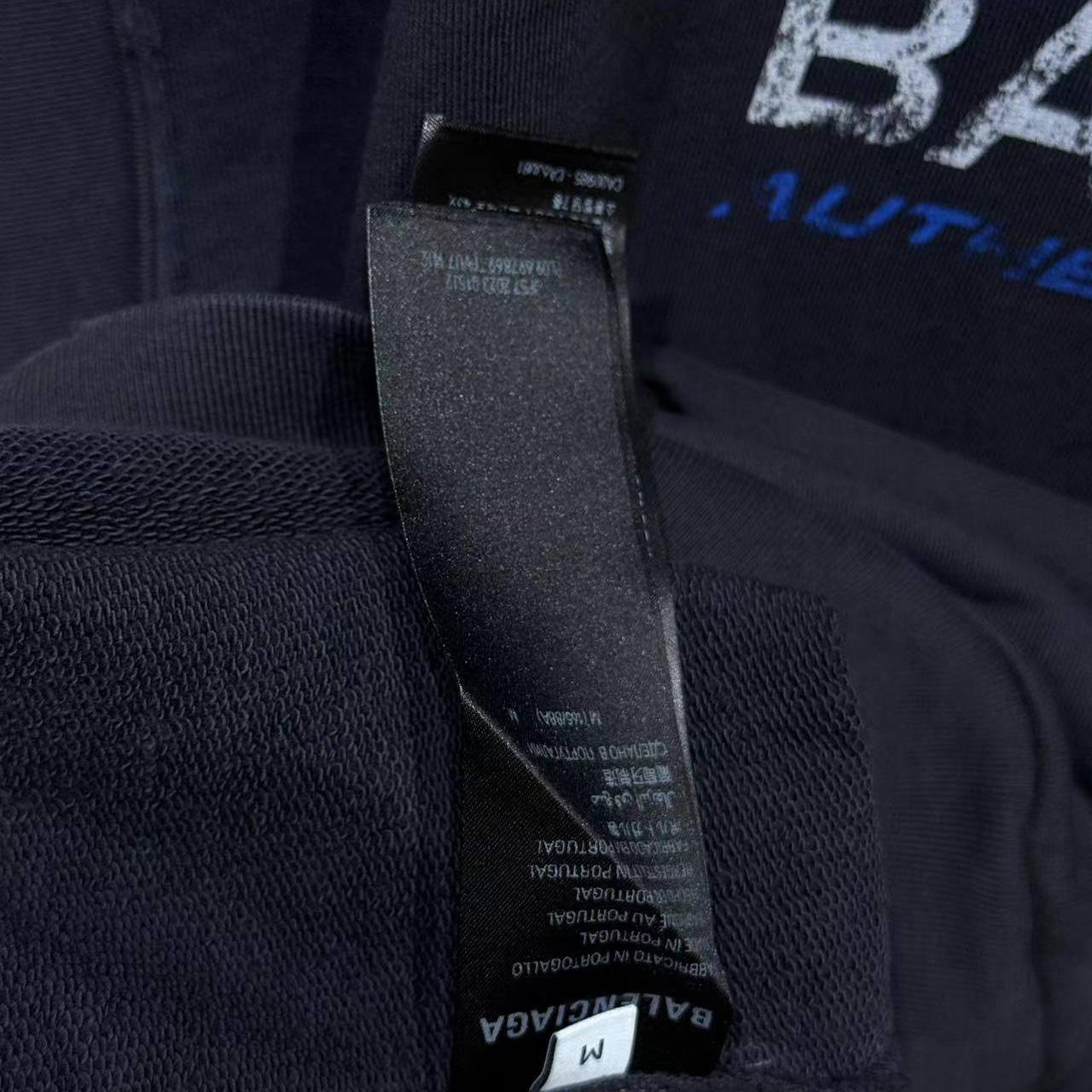 Balenciaga Distressed Cotton Jersey Sweatshirt - EUR FASHION