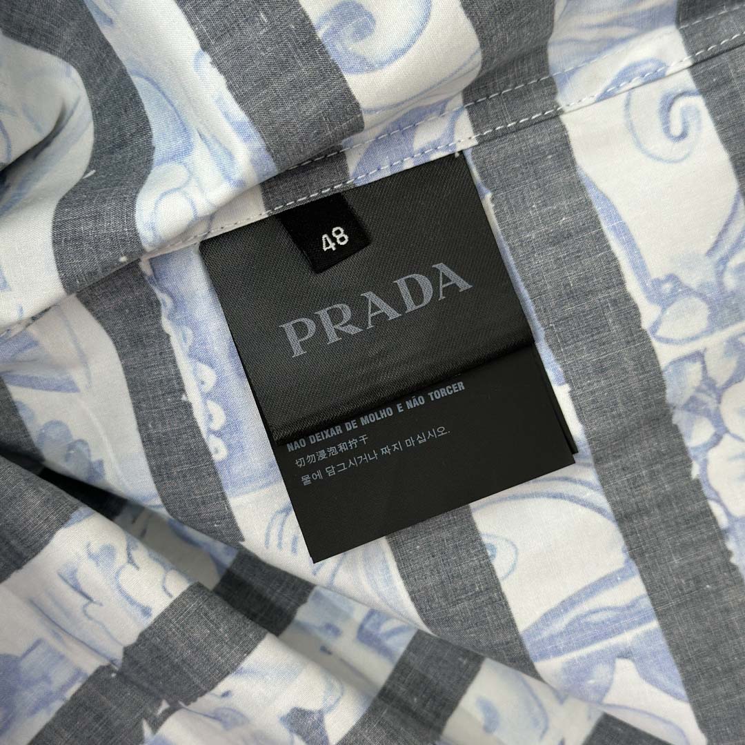 Prada Timecapsule Printed Cotton Shirt - EUR FASHION