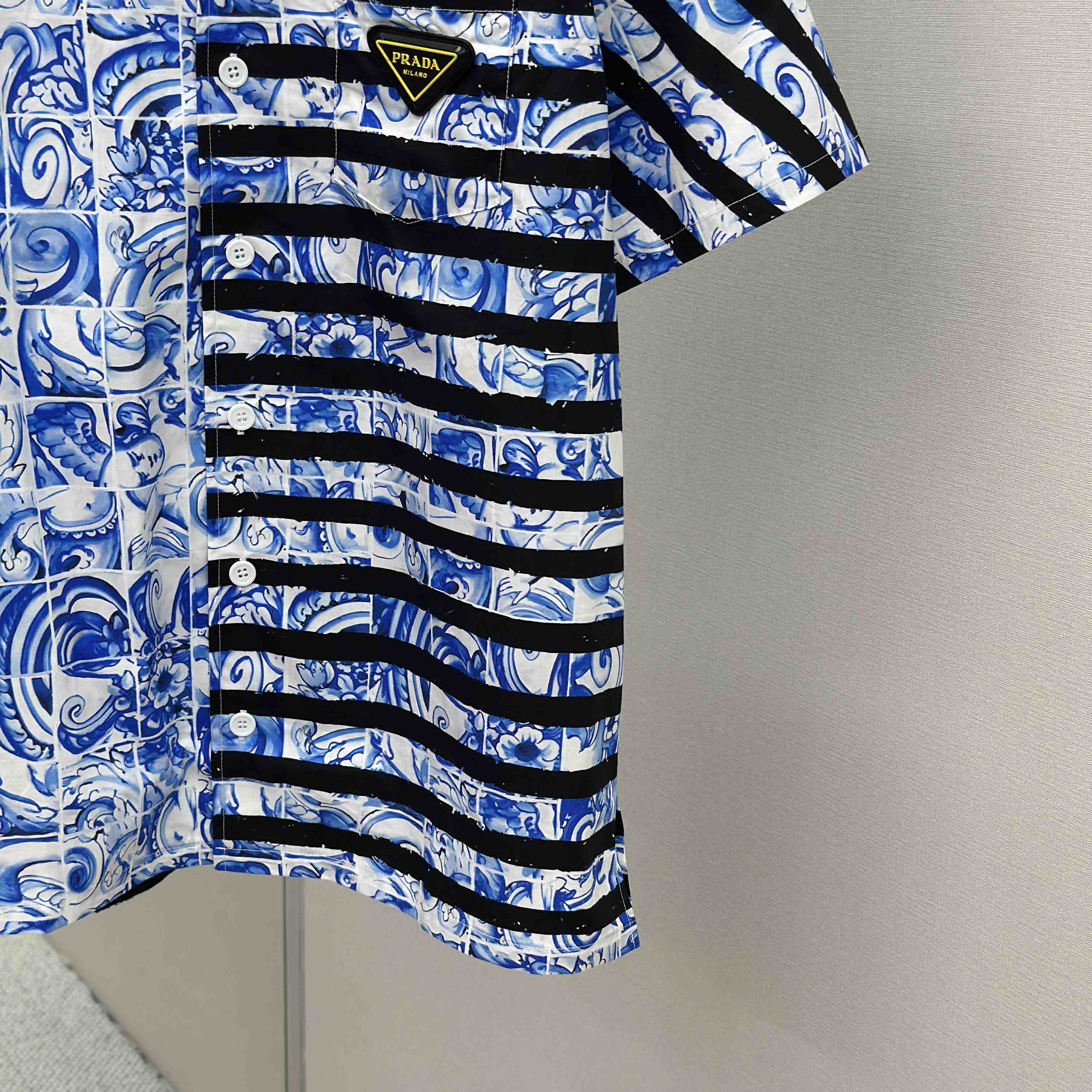 Prada Timecapsule Printed Cotton Shirt - EUR FASHION