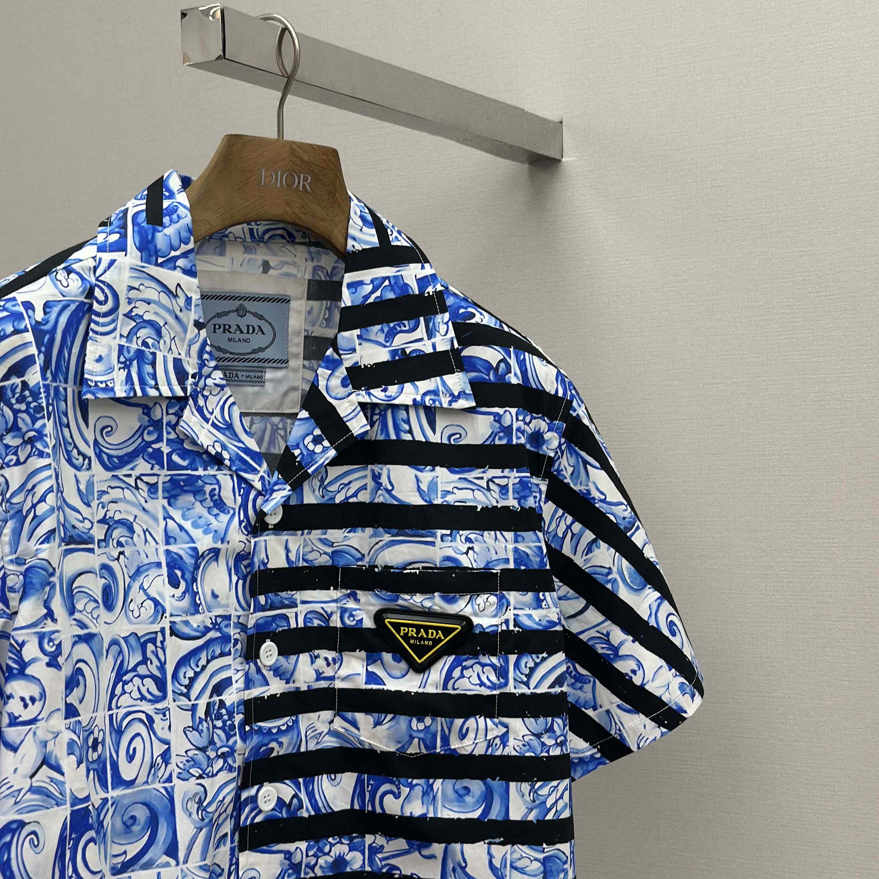 Prada Timecapsule Printed Cotton Shirt - EUR FASHION