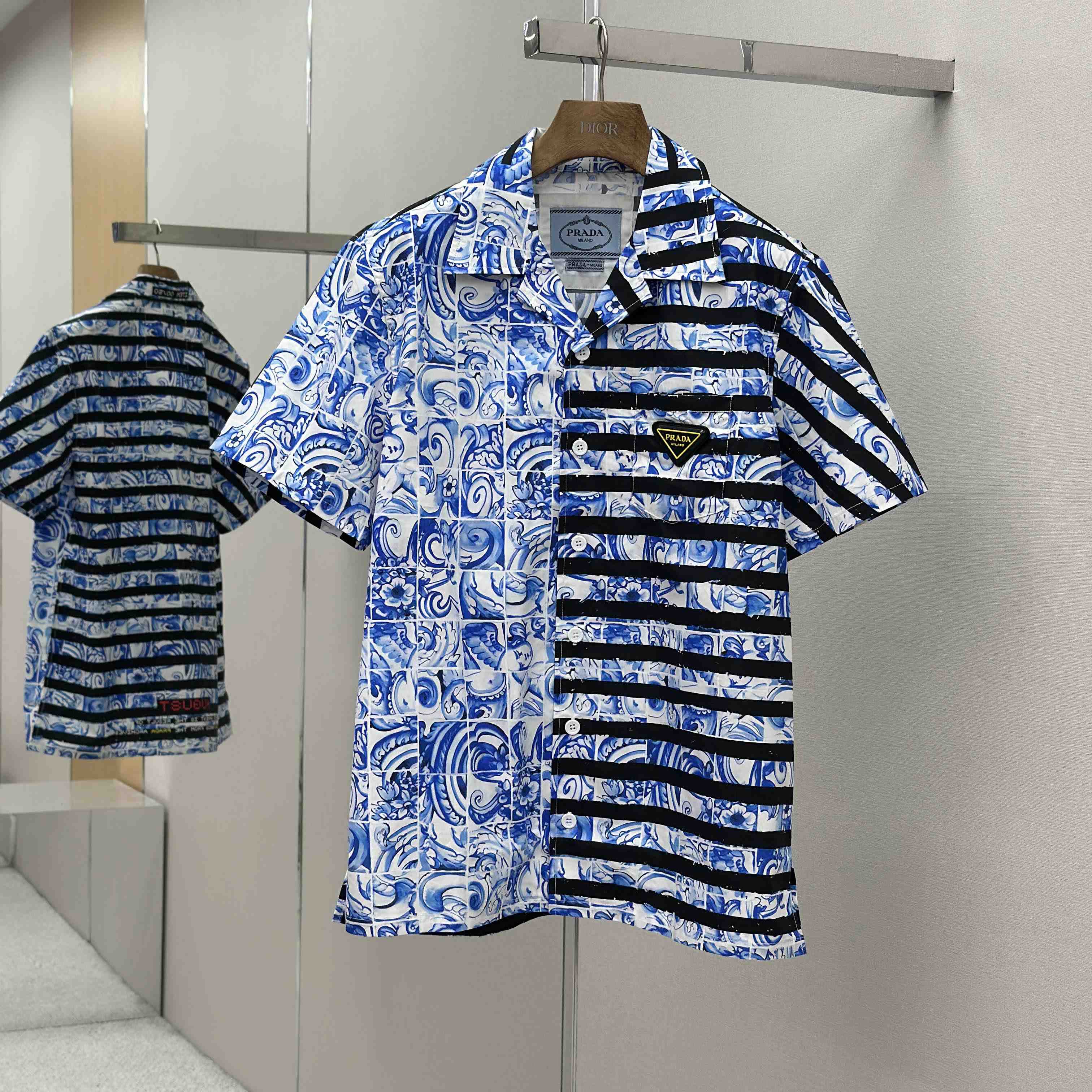 Prada Timecapsule Printed Cotton Shirt - EUR FASHION