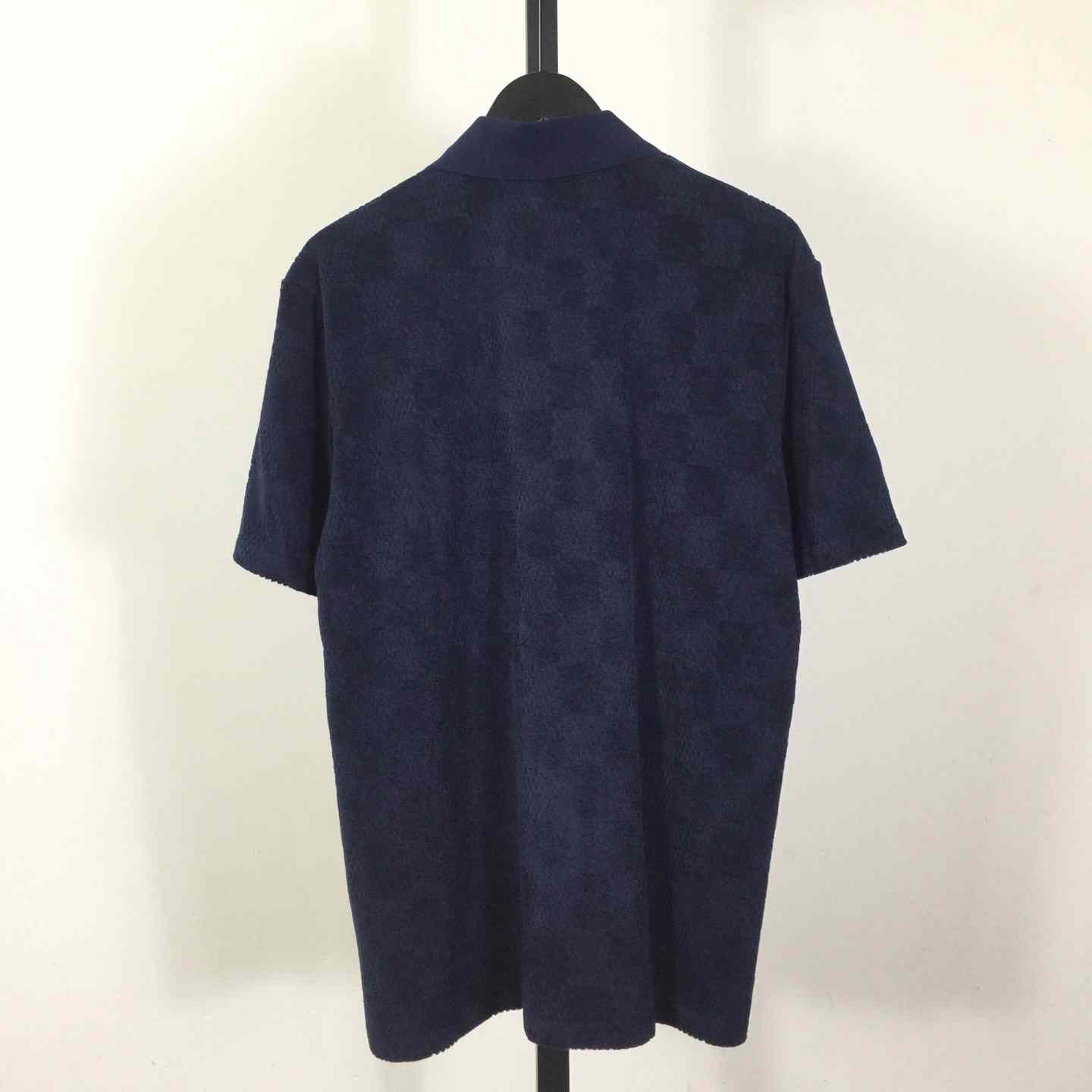Louis Vuitton Damier French Terry Short-Sleeved Cotton-Blend Shirt   1AGK51 - EUR FASHION