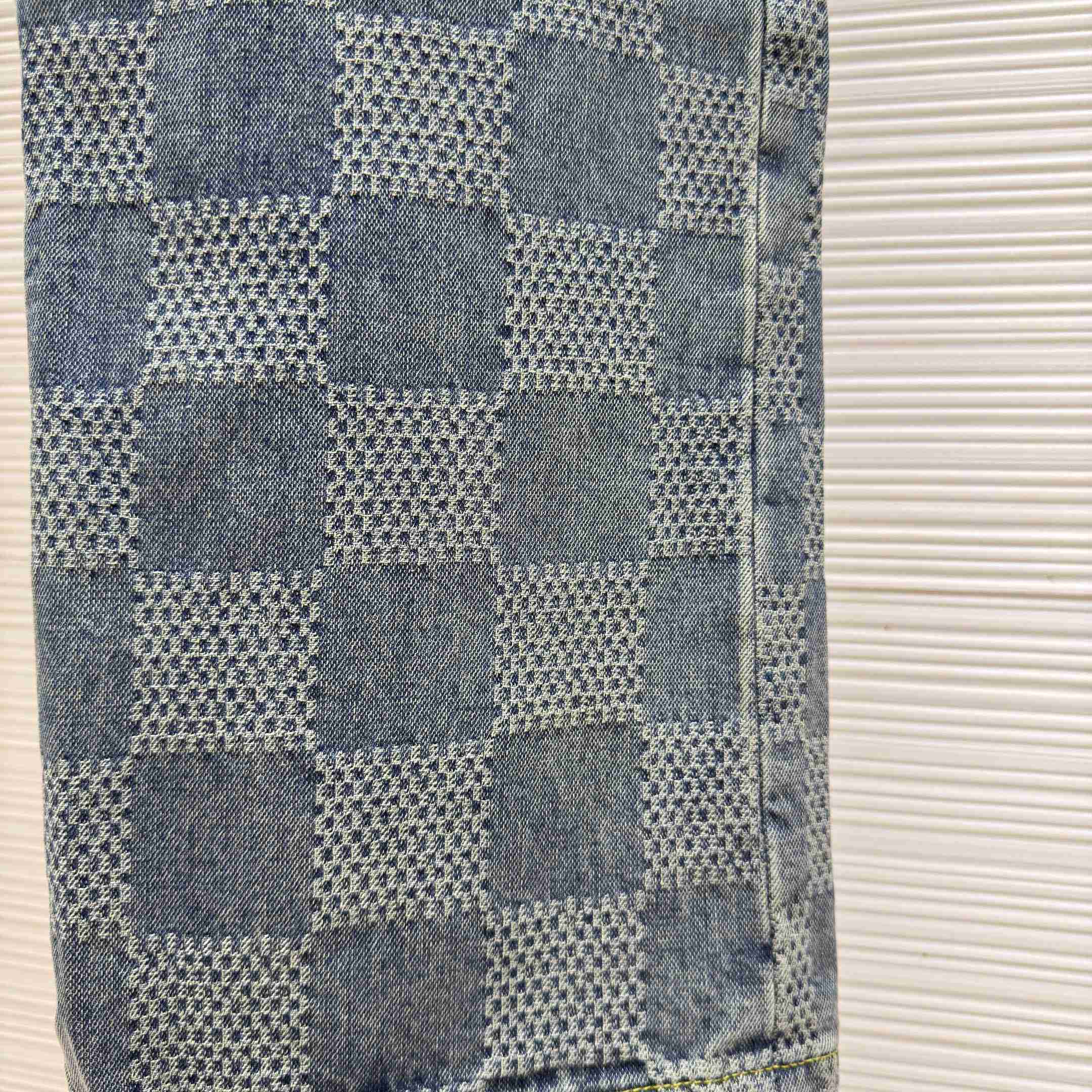 Louis Vuitton Damier Bootcut Denim Pants - EUR FASHION