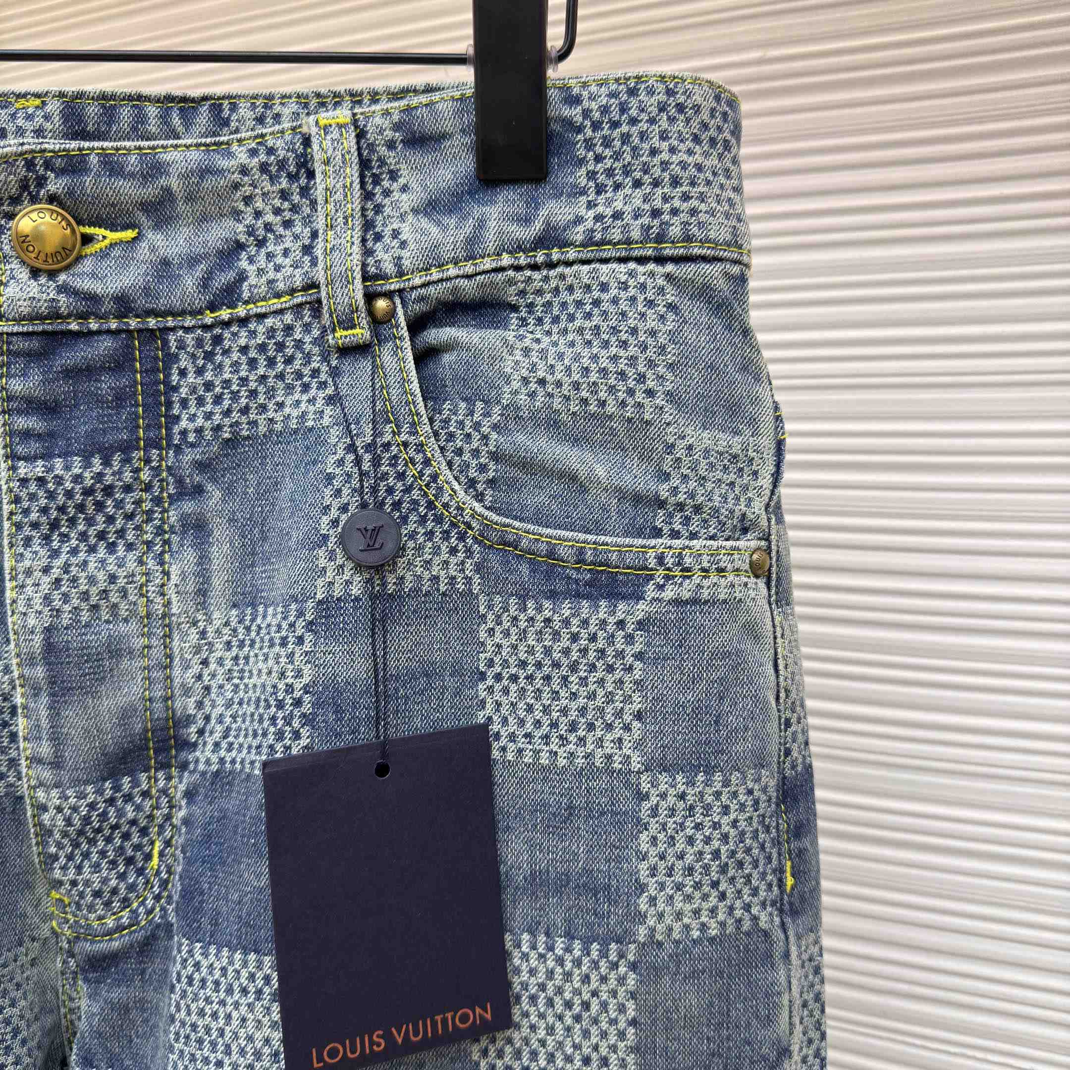 Louis Vuitton Damier Bootcut Denim Pants - EUR FASHION