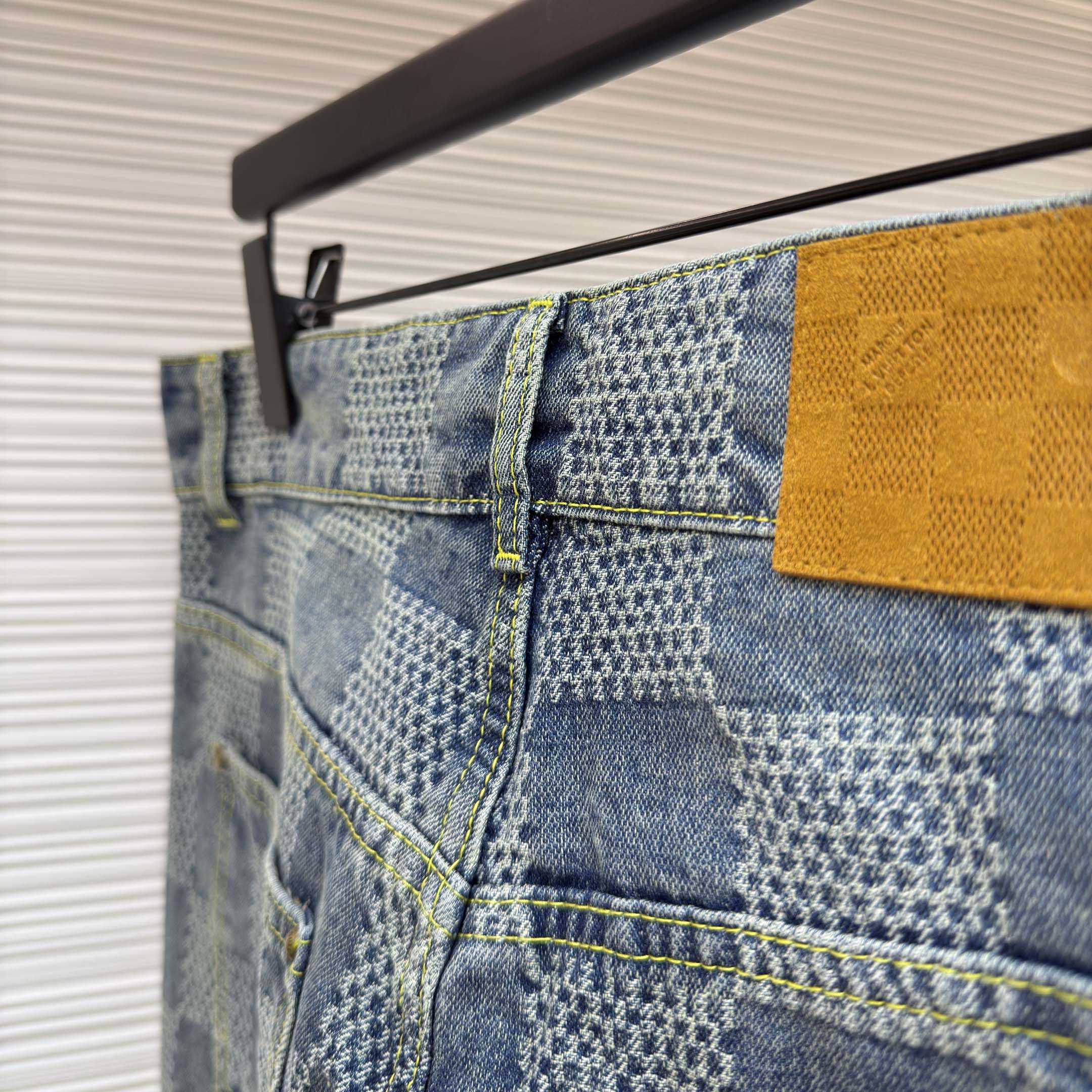 Louis Vuitton Damier Bootcut Denim Pants - EUR FASHION