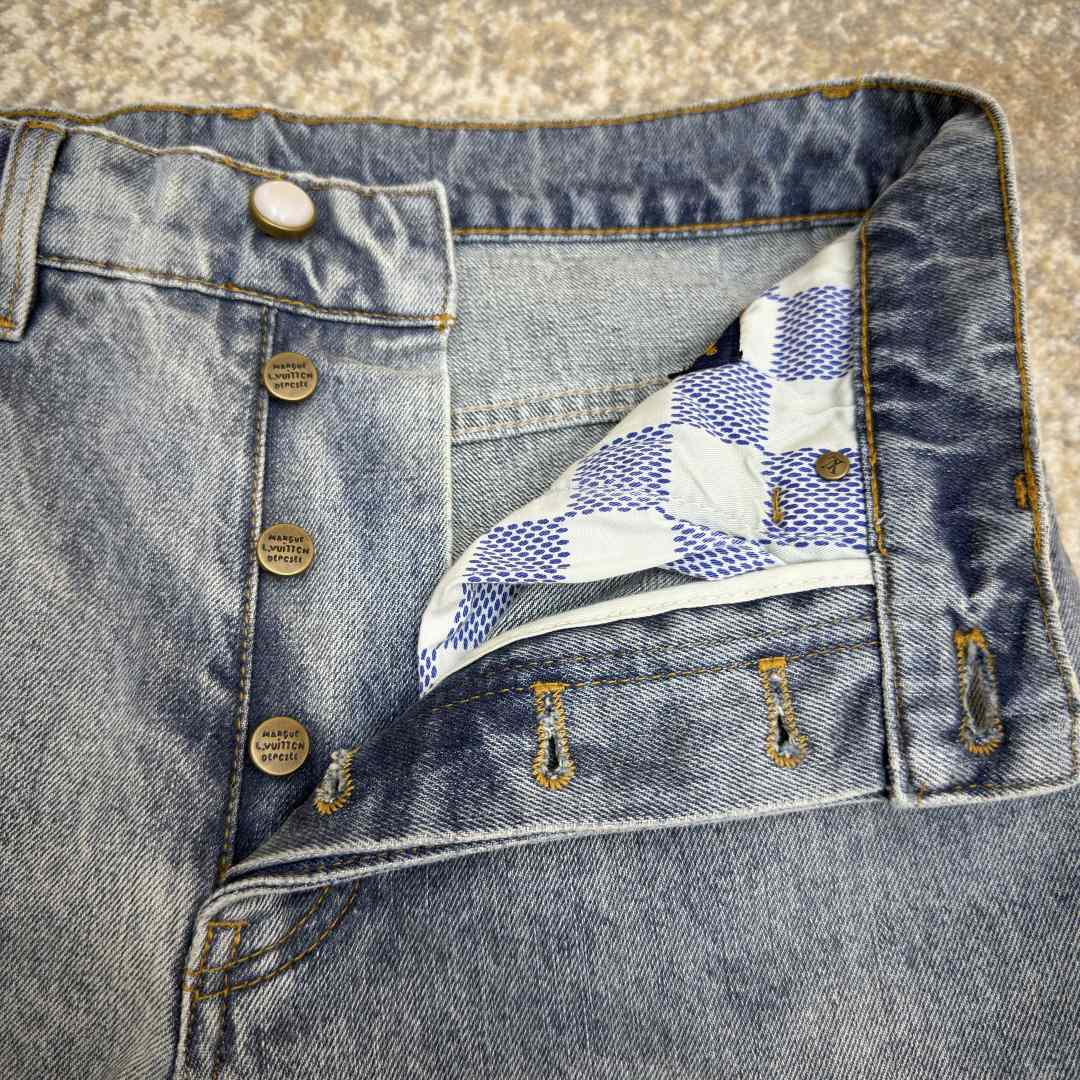 Louis Vuitton Slim Fit Denim Pants   1AGIXW - EUR FASHION