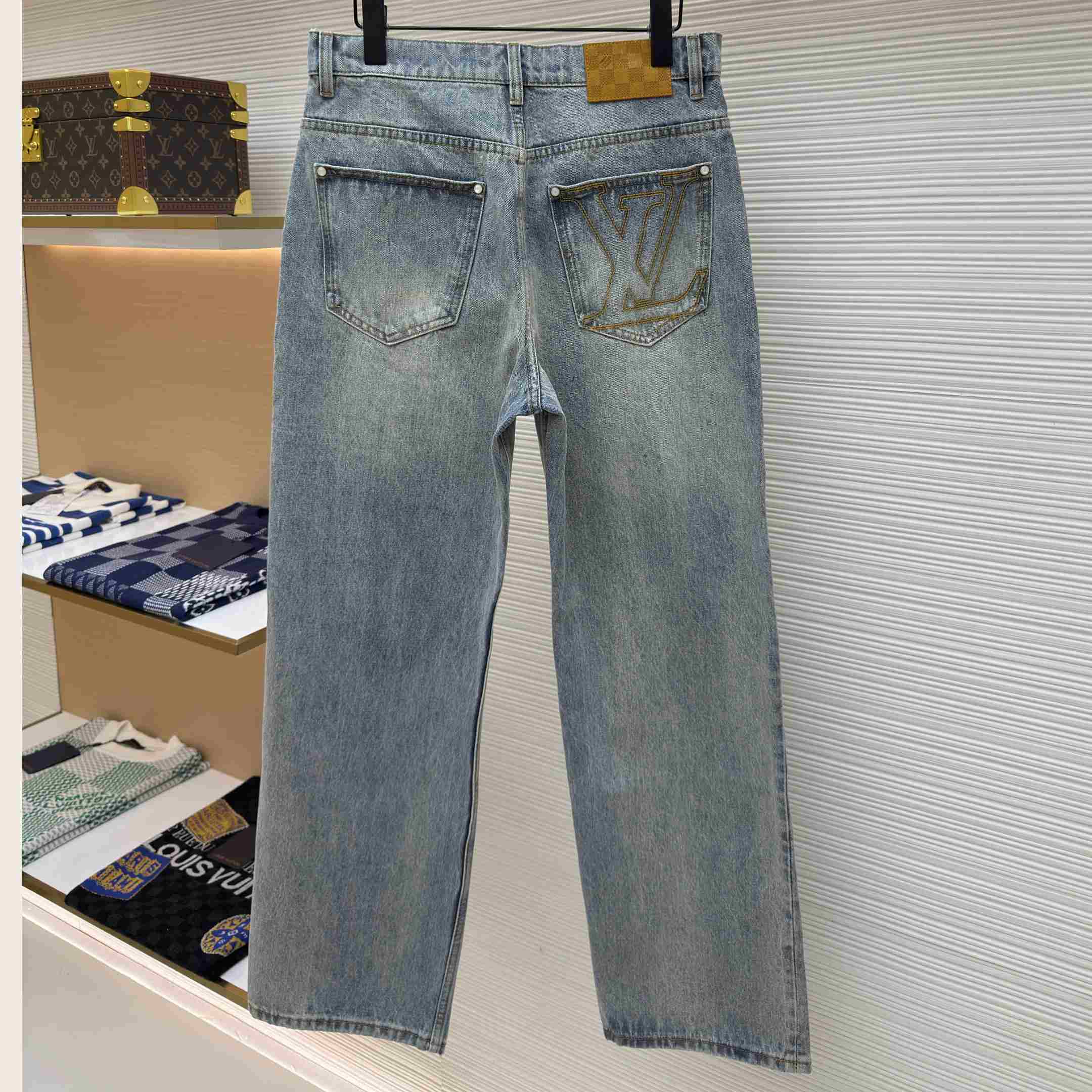 Louis Vuitton Slim Fit Denim Pants   1AGIXW - EUR FASHION
