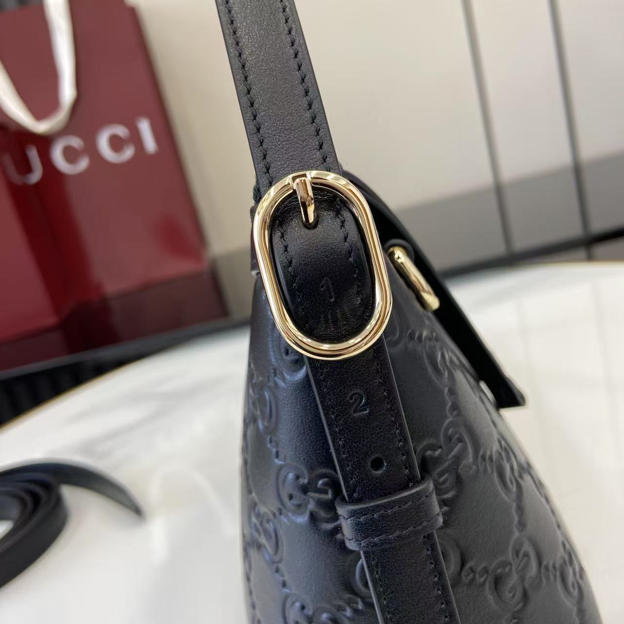 Gucci GG Emblem Small Shoulder Bag - EUR FASHION