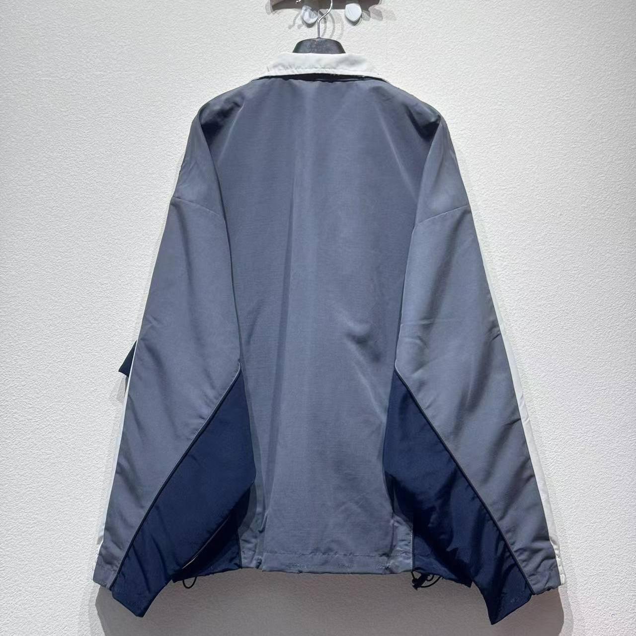 Balenciaga 50/50 Tracksuit Jacket In White And Grey - EUR FASHION