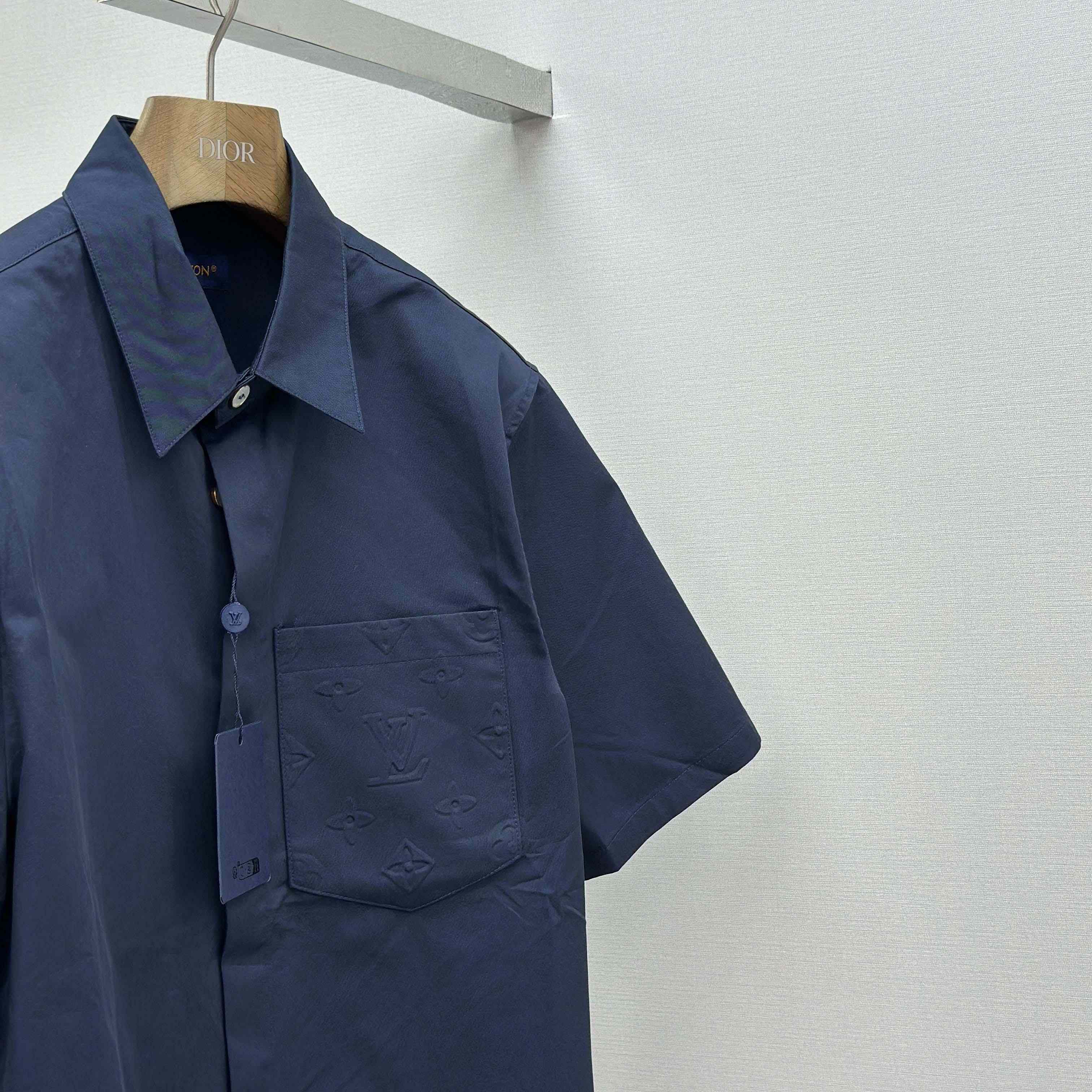 Louis Vuitton Monogram Pocket Short-Sleeved Shirt    - EUR FASHION