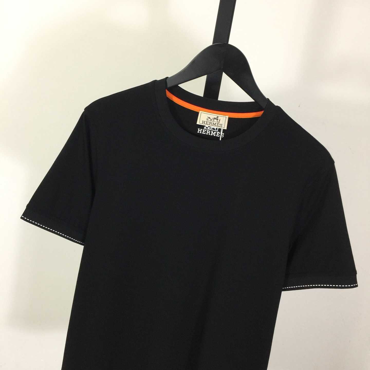 Hermes Cotton T-Shirt  - EUR FASHION