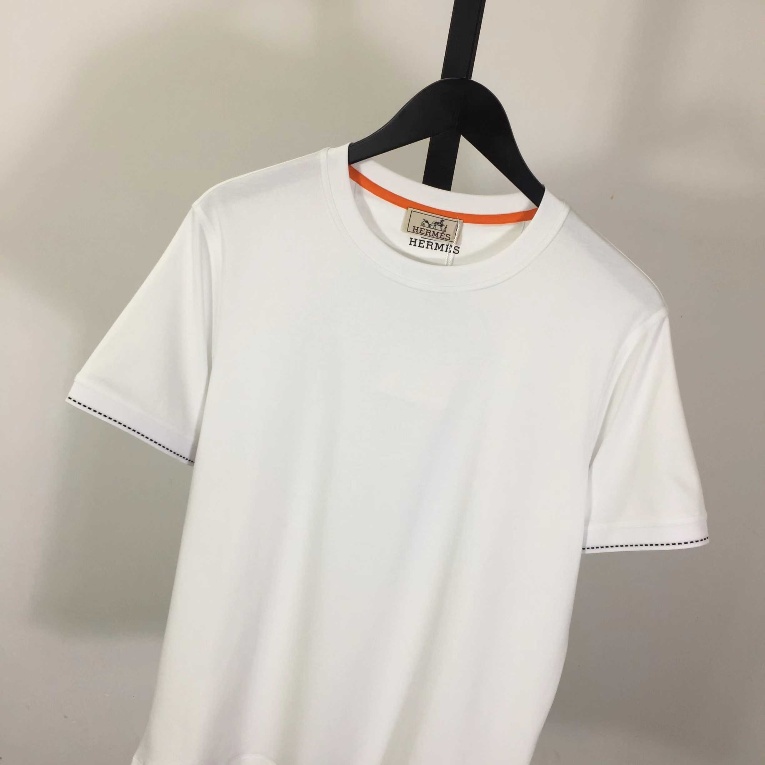Hermes Cotton T-Shirt  - EUR FASHION
