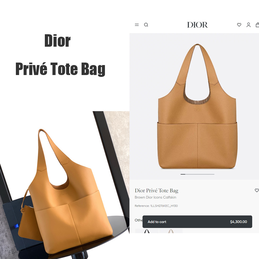 Dior Privé Tote Bag  - EUR FASHION
