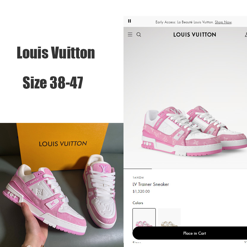 Louis Vuitton LV Trainer Sneaker      1AIKOM - EUR FASHION