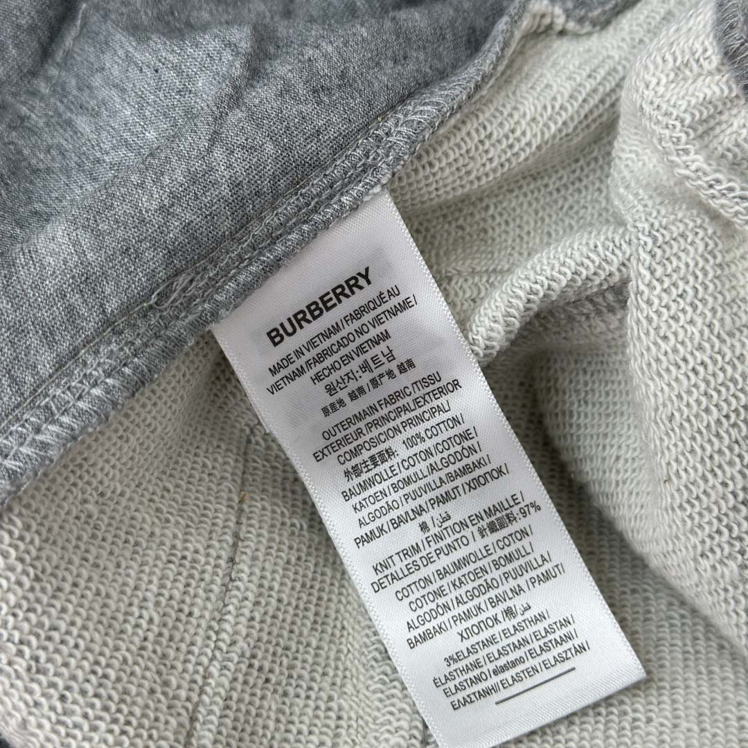 Burberry Check Trim Cotton Jogging Pants - EUR FASHION