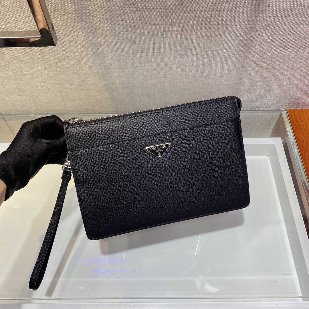 Prada Saffiano Leather Pouch - EUR FASHION