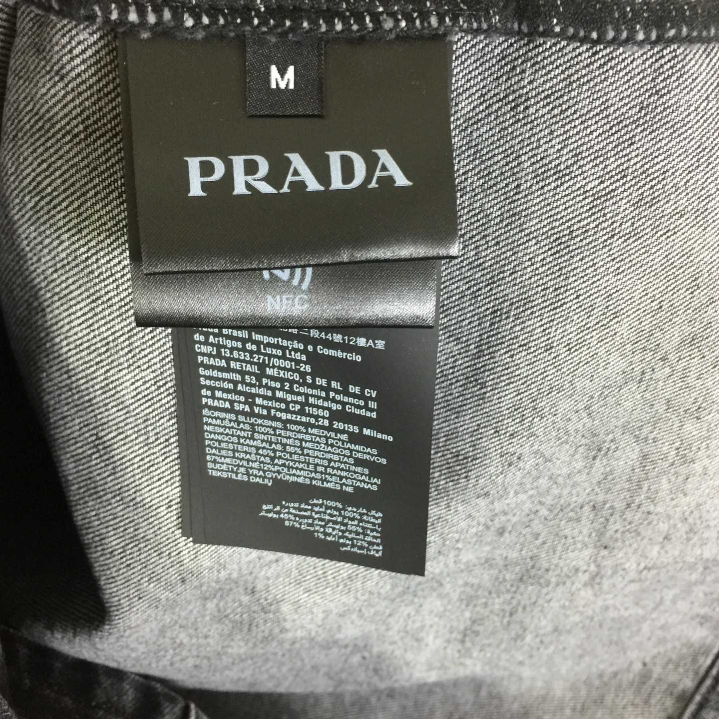 Prada Logo Denim Shirt - EUR FASHION