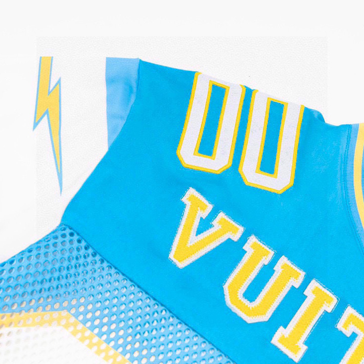 Louis Vuitton Sporty T-shirt with Patch Blue - EUR FASHION