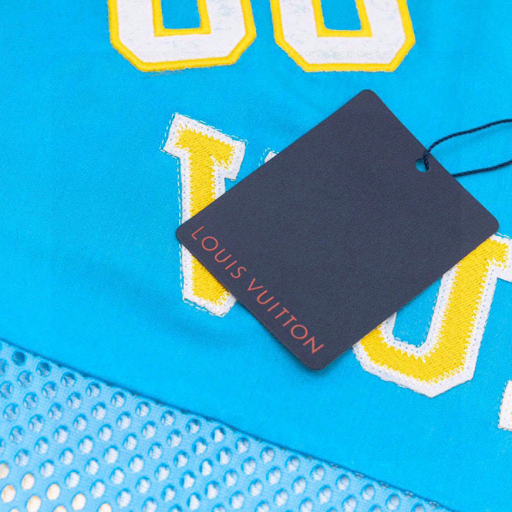 Louis Vuitton Sporty T-shirt with Patch Blue - EUR FASHION