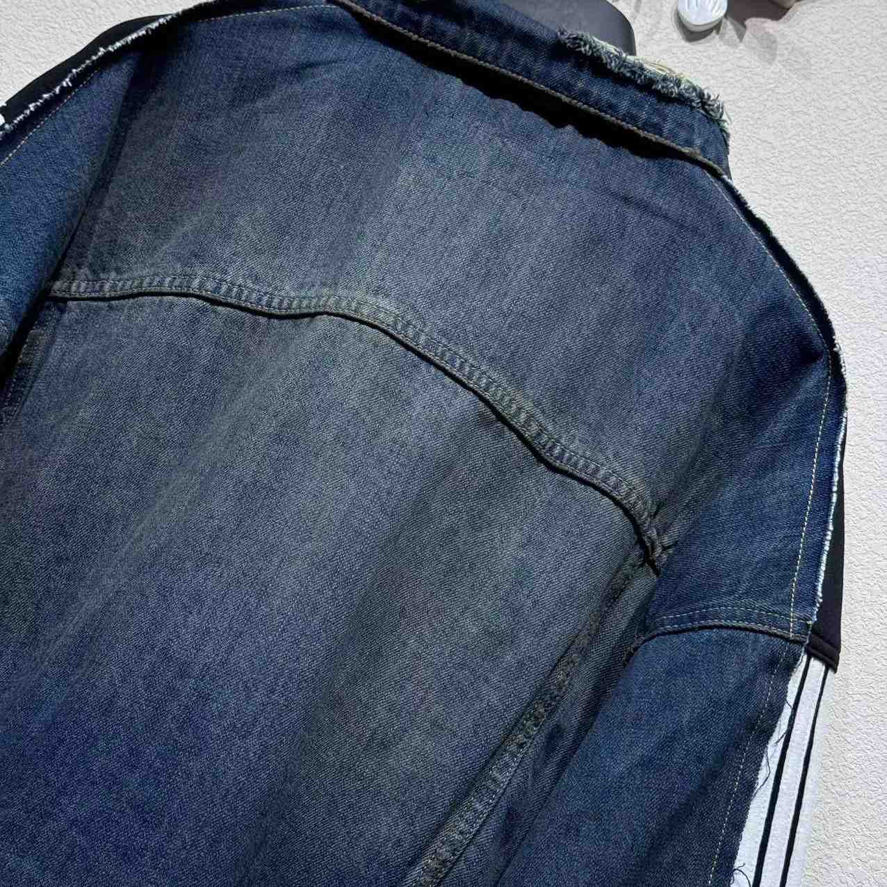 Balenciaga Cut-Up Tracksuit Jacket In Blue - EUR FASHION