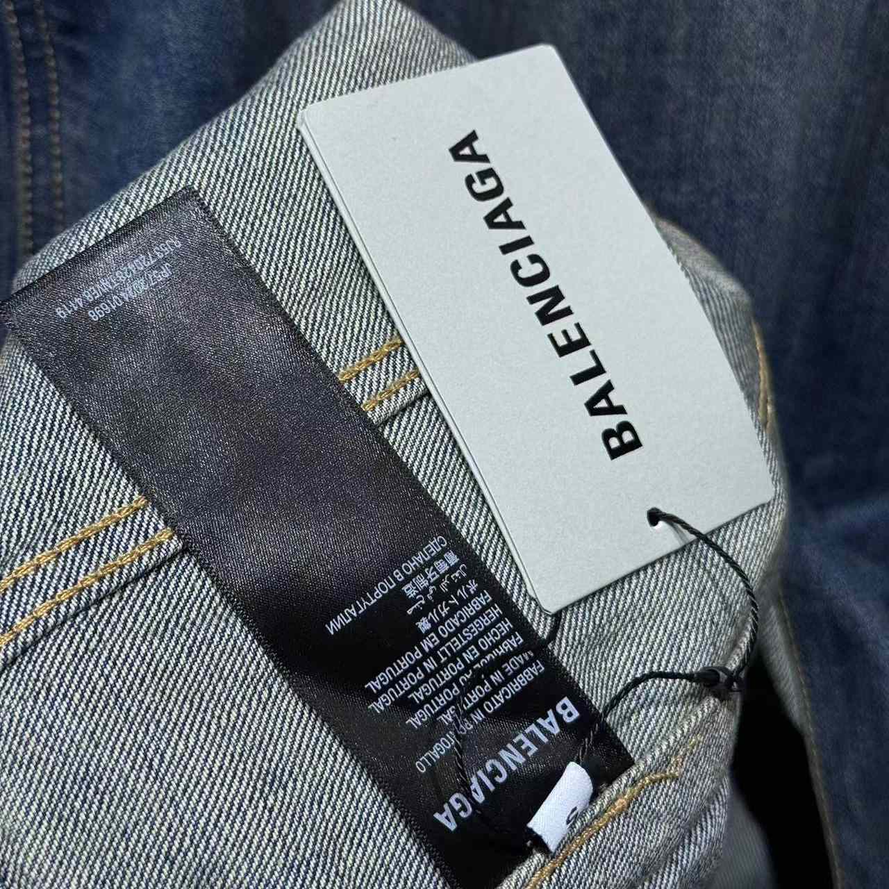 Balenciaga Cut-Up Tracksuit Jacket In Blue - EUR FASHION