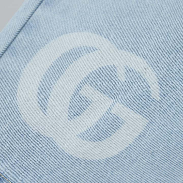 Gucci Lasered Denim Shorts - EUR FASHION