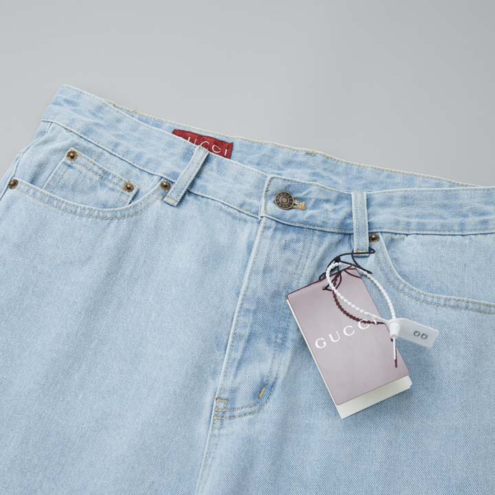 Gucci Lasered Denim Shorts - EUR FASHION